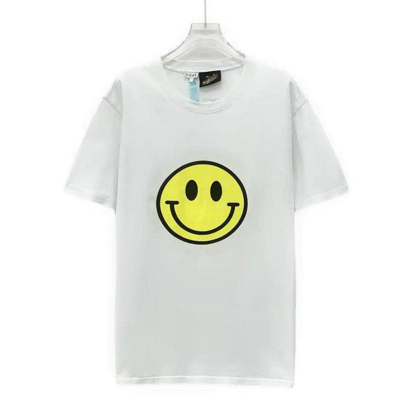 Loewe White Smiley Face T-Shirt 0089