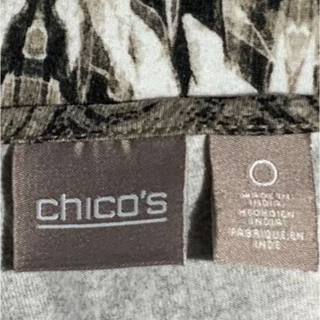 Chicos Chicos Brown Animal Leopard Paisley Print Top Small Size S / US 4 / IT 40 - 4 Thumbnail