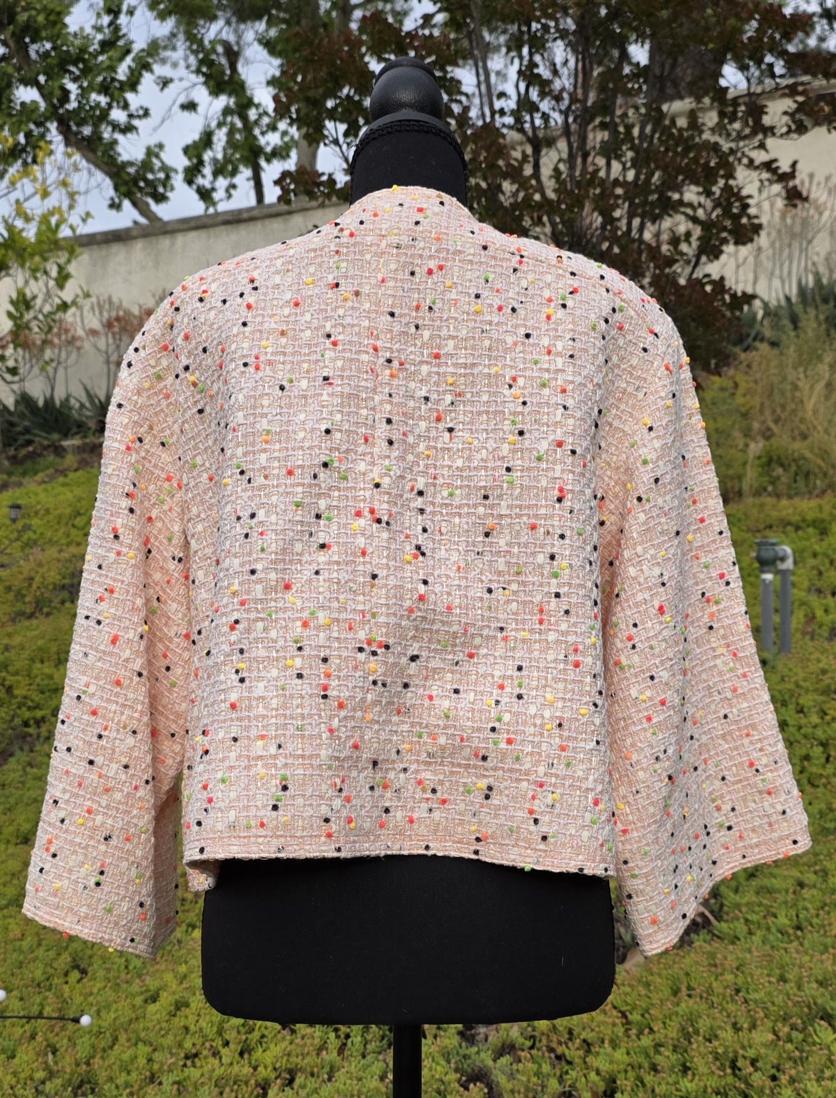 Chanel CHANEL Spring 2019 RTW Pink Tweed Cropped Jacket FR 36/ US 4 Size XS / US 0-2 / IT 36-38 - 3 Thumbnail