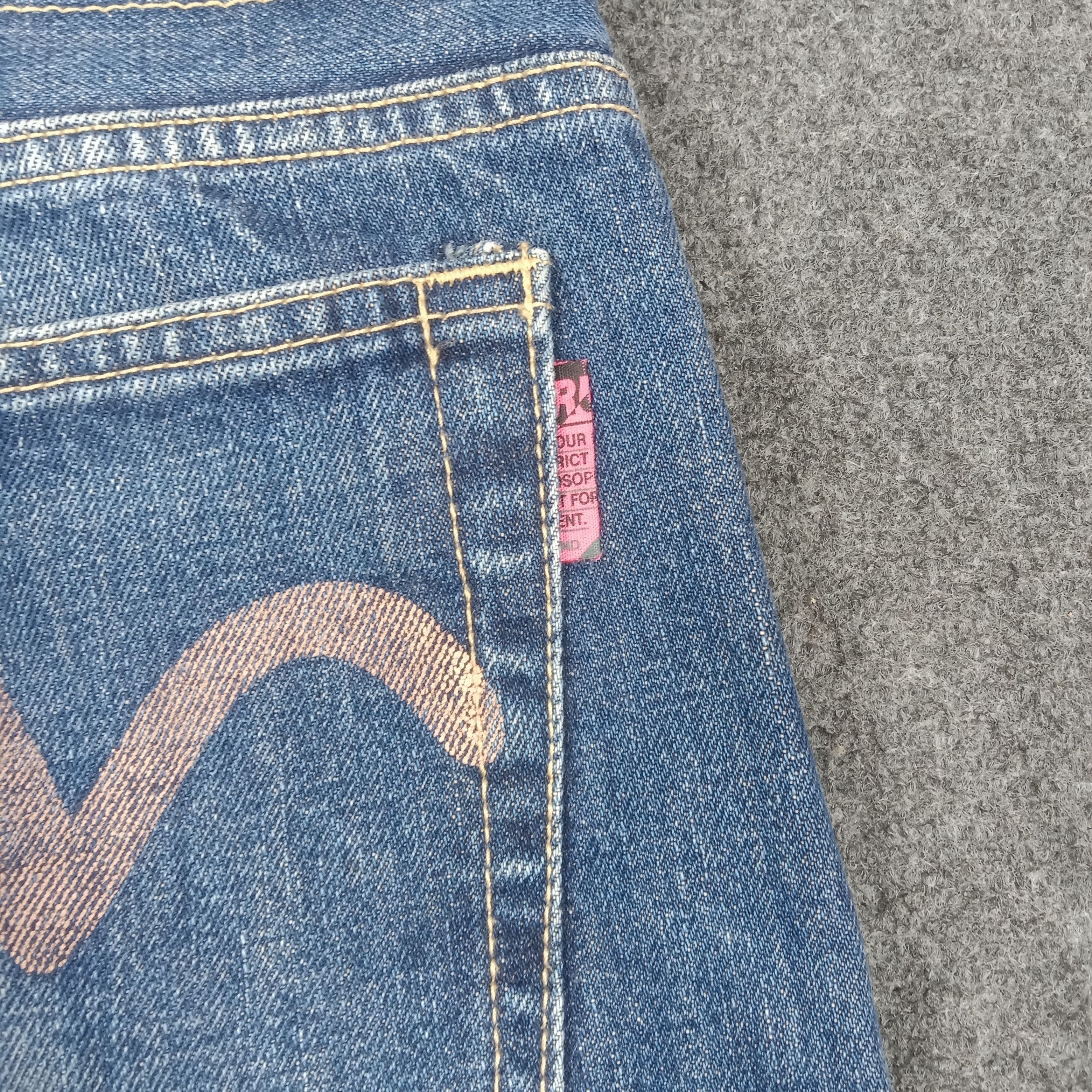 Evisu Evisu Japanese Selvedge Custom Daicock Denim Jeans C280N3 Size US 29 - 7 Thumbnail