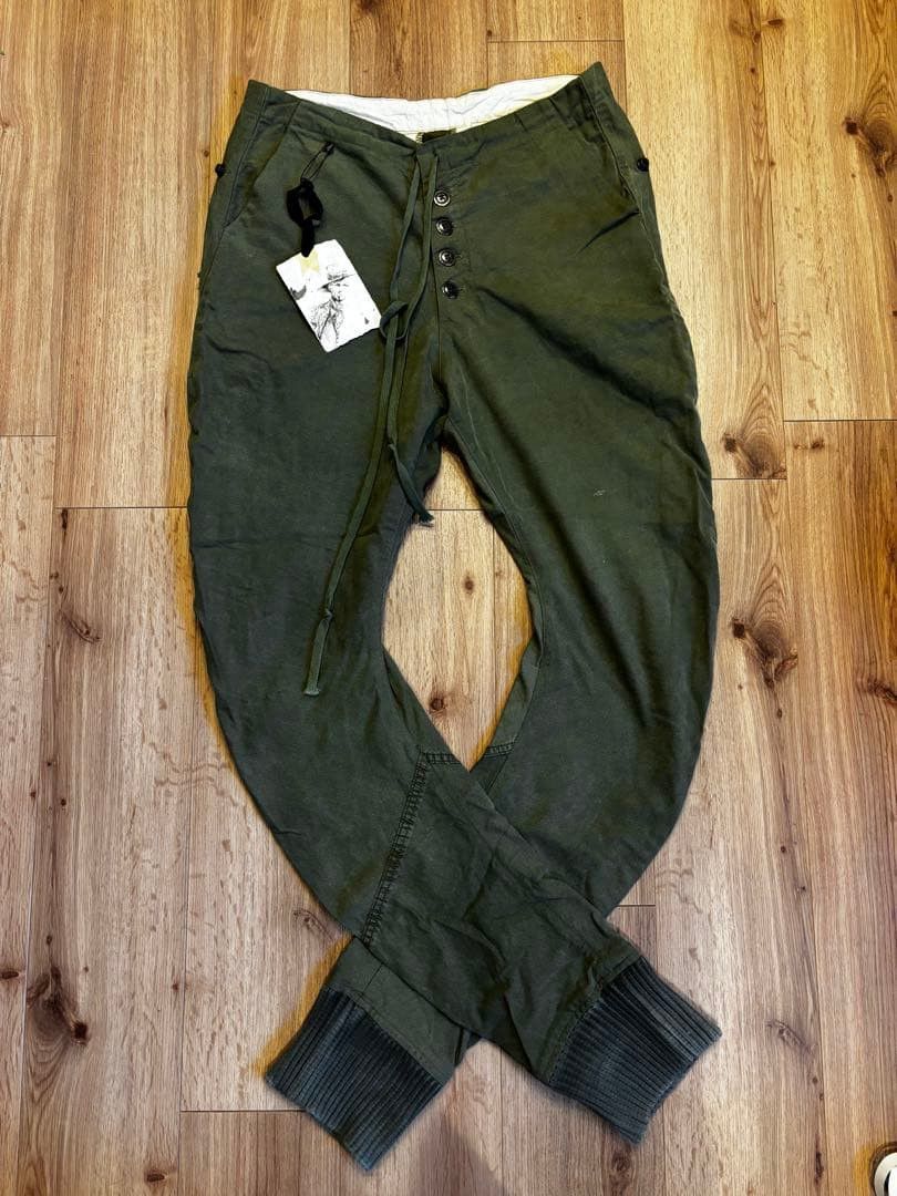 Greg Lauren Army tent curved lounge pant Size US 32 / EU 48 - 1 Thumbnail