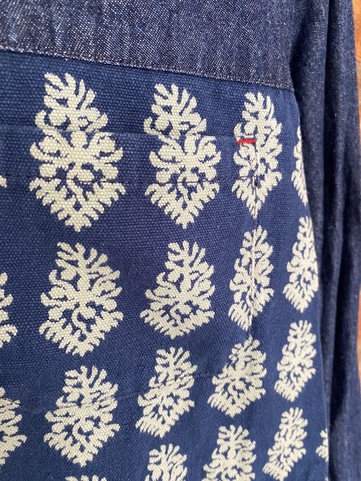 Japanese Brand CAmina Japan Patchwork shirt indigo Size US S / EU 44-46 / 1 - 8 Thumbnail
