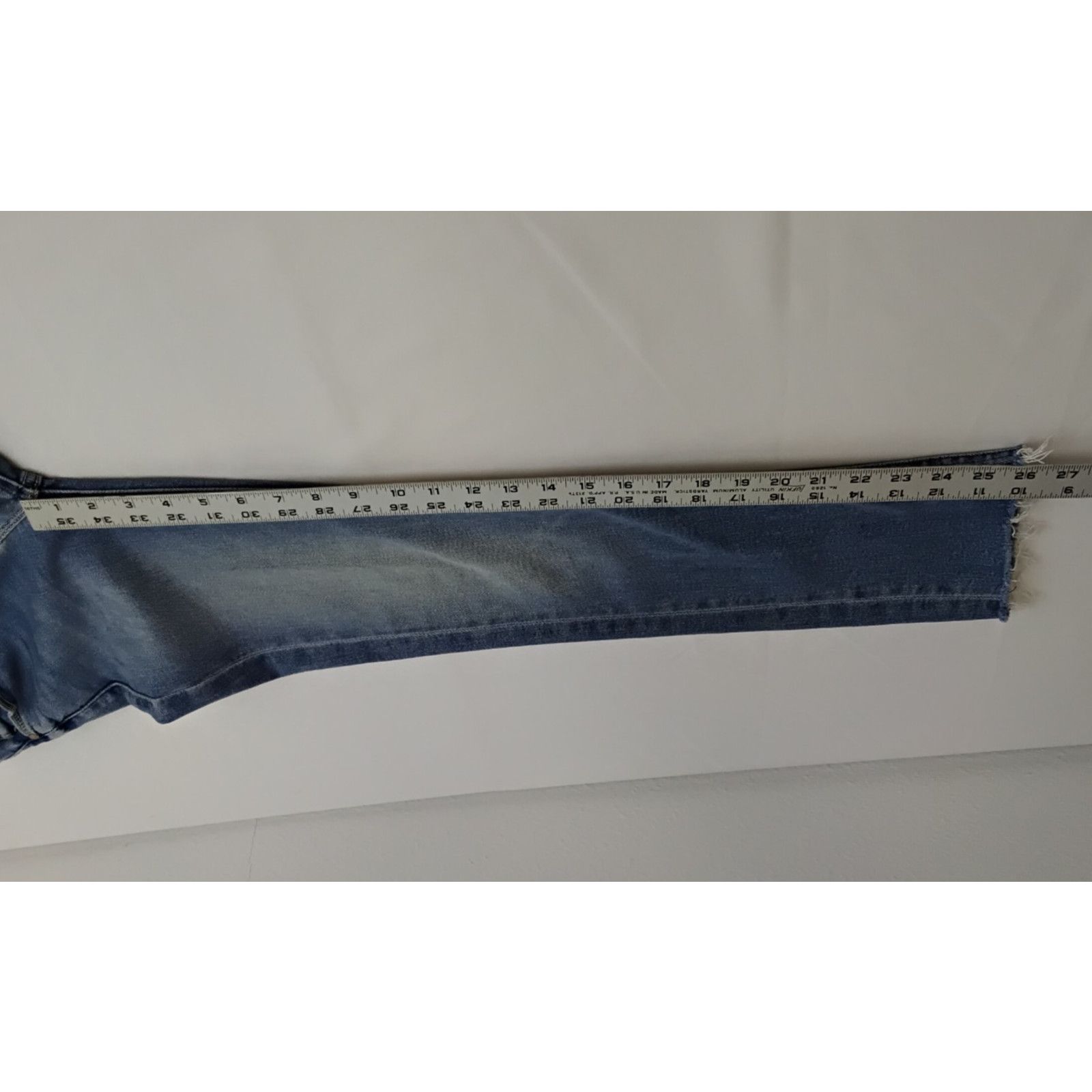 MOTHER Mother The Mid Rise Dazzle Ankle Jeans Women's 25x26 Light Size 25" / US 0 / IT 36 - 12 Thumbnail