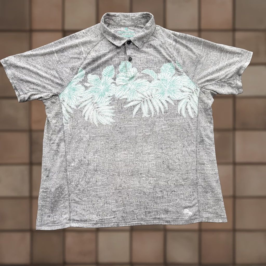 Tommy Bahama Tommy Bahama Polo Shirt Men XL Multicolor Floral Short Sleeve Beach Hawaiian Island Zone 50in Chest Shirt Polo Shirts Mens XL Size US XL / EU 56 / 4 - 1 Thumbnail