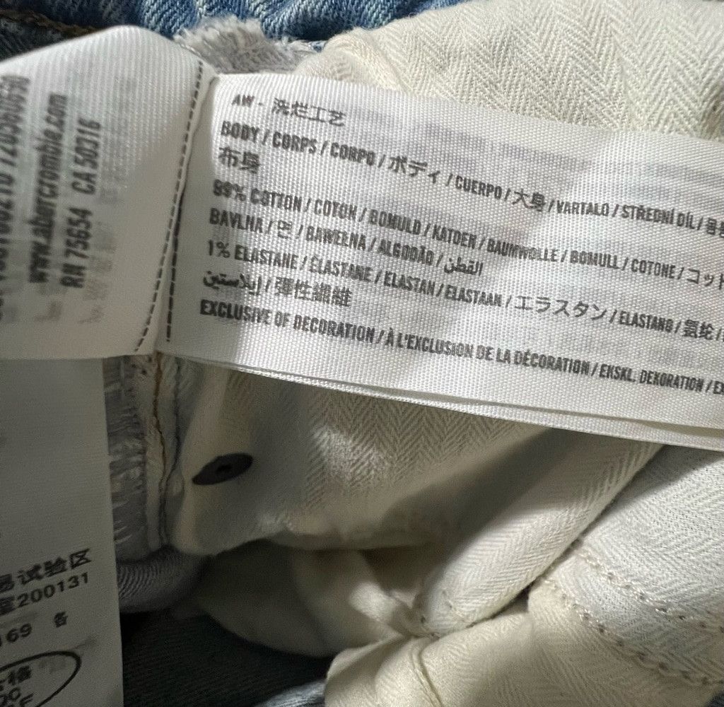 Abercrombie & Fitch Abercrombie And Fitch 90s Straight Ultra High Rise Jeans Size 42" / US 20 - 5 Thumbnail