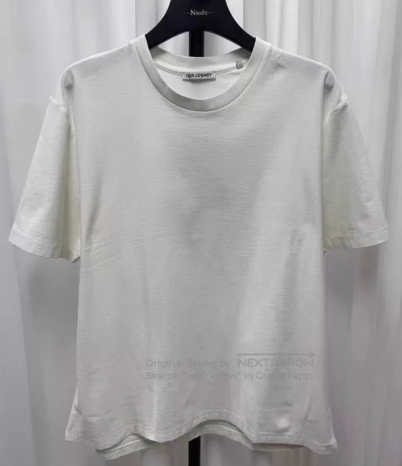 Our Legacy Our Legacy White Short Sleeve T-Shirt Size US M / EU 48-50 / 2 - 1 Thumbnail