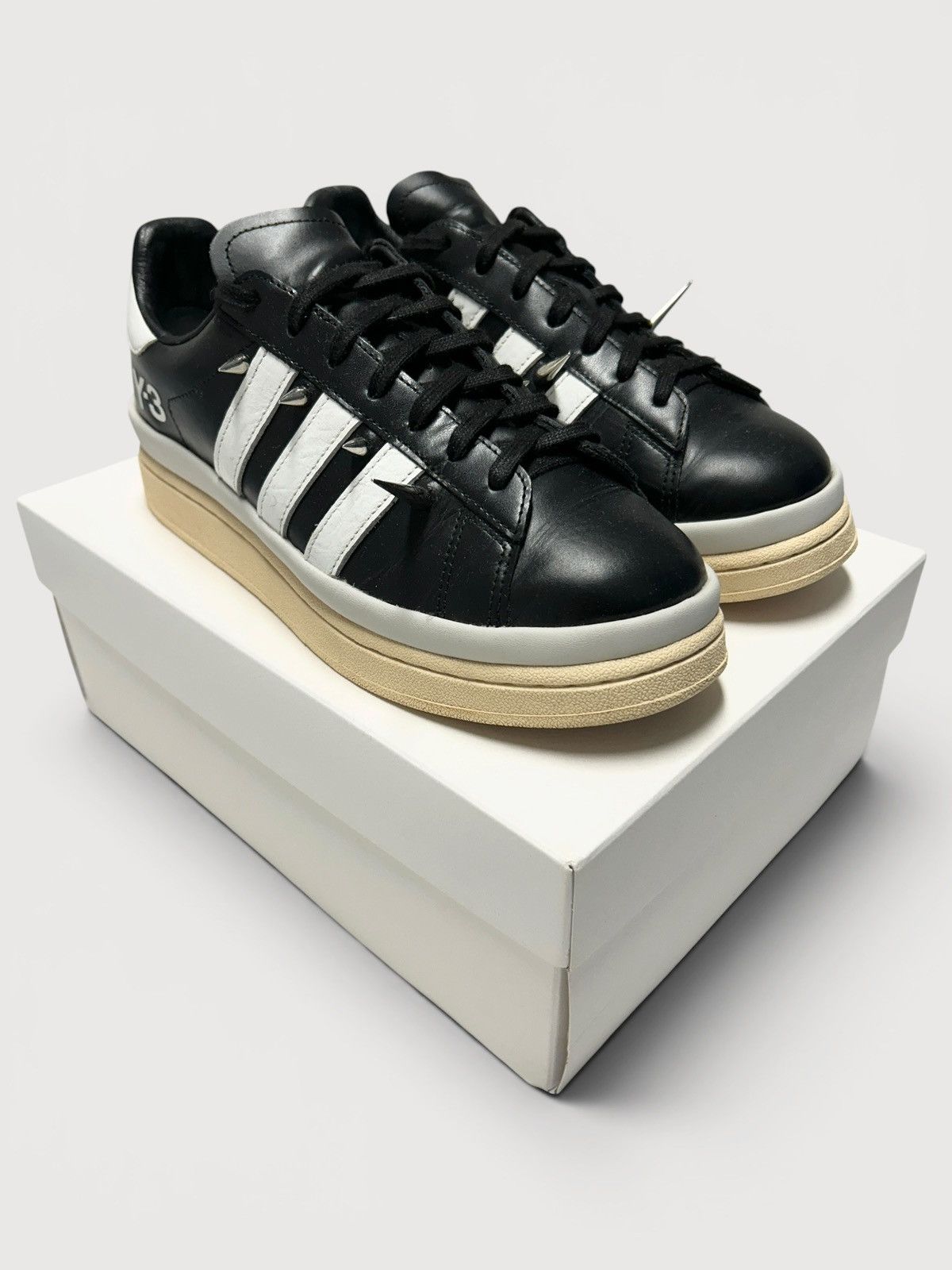 Y-3 2021 Hicho Platform Spiked Sneakers Size US 9 / EU 42 - 2 Thumbnail