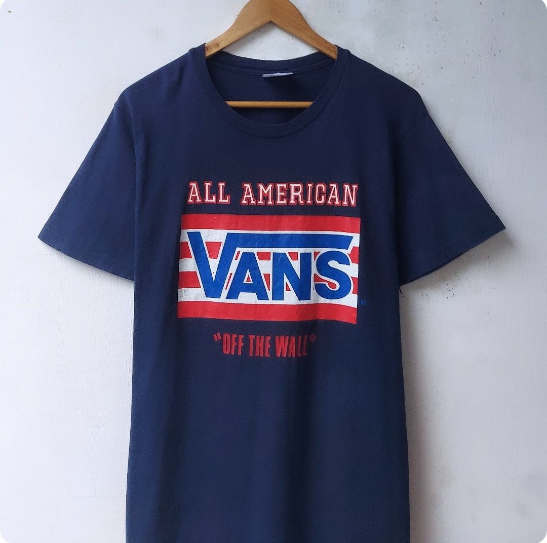 Vans Vtg 80s VANS Off The Wall 'All American' Tshirt Size US S / EU 44-46 / 1 - 2 Thumbnail