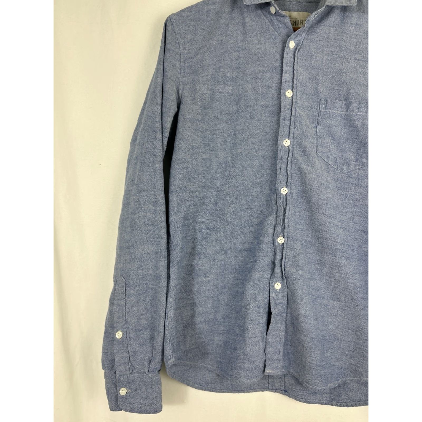 Vintage Joes Jeans "The Shirt" Cotton Utility Button-Front Shirt Unisex Blue Medium Relaxed Size M Mens Shirt Size US M / EU 48-50 / 2 - 2 Thumbnail