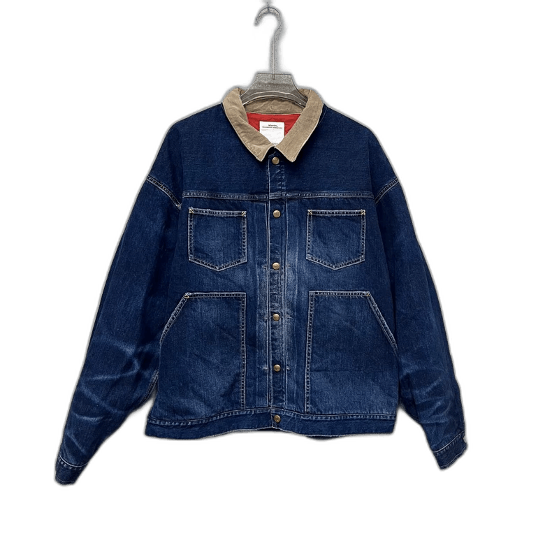 Visvim visvim corduroy collar denim jacket Size US M / EU 48-50 / 2 - 1 Thumbnail