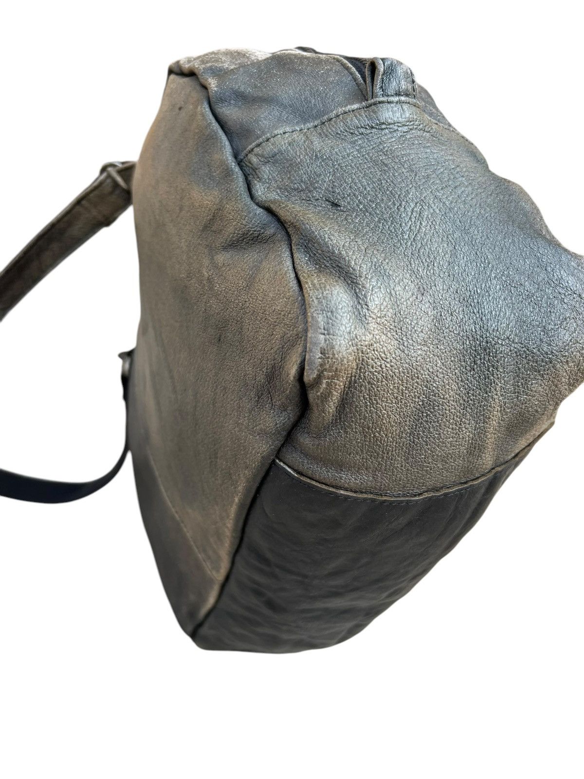 Japanese Brand Butler Verner Sails Japan Distressed Patina Leather Bag Size ONE SIZE - 16 Thumbnail