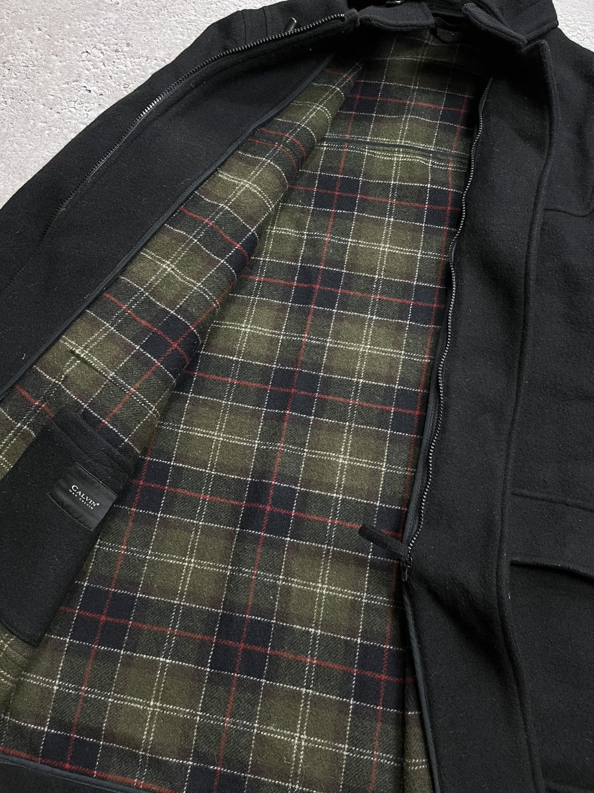 Other Calvin Max Calvin Wool Duffle Coat Black Size 56 Size US XL / EU 56 / 4 - 8 Thumbnail