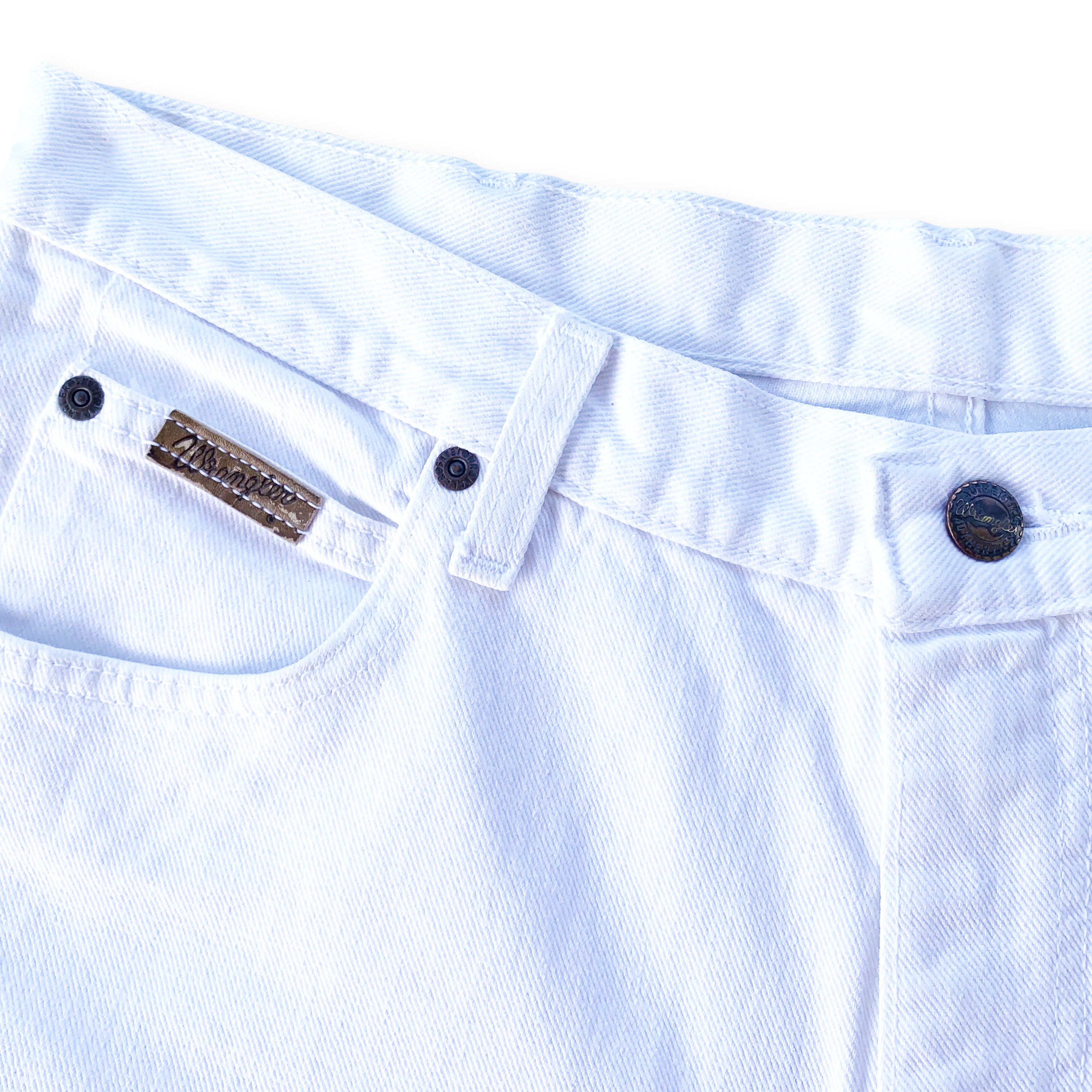 Vintage Vintage 90s WRANGLER shorts Denim Jeans Pants White Y2K / 33 Size US 33 - 4 Thumbnail