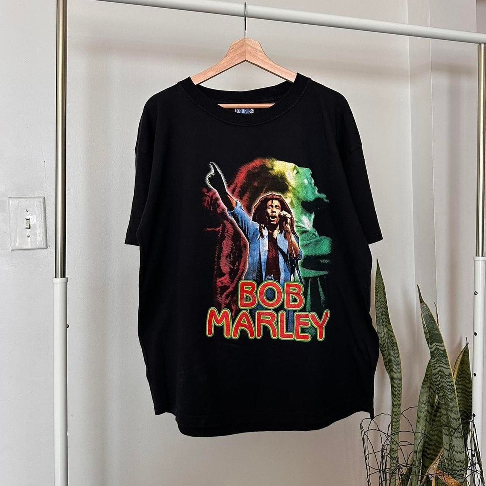 Vintage 90's Bob Marley Natural Mystic Rap Tee Single Stitch