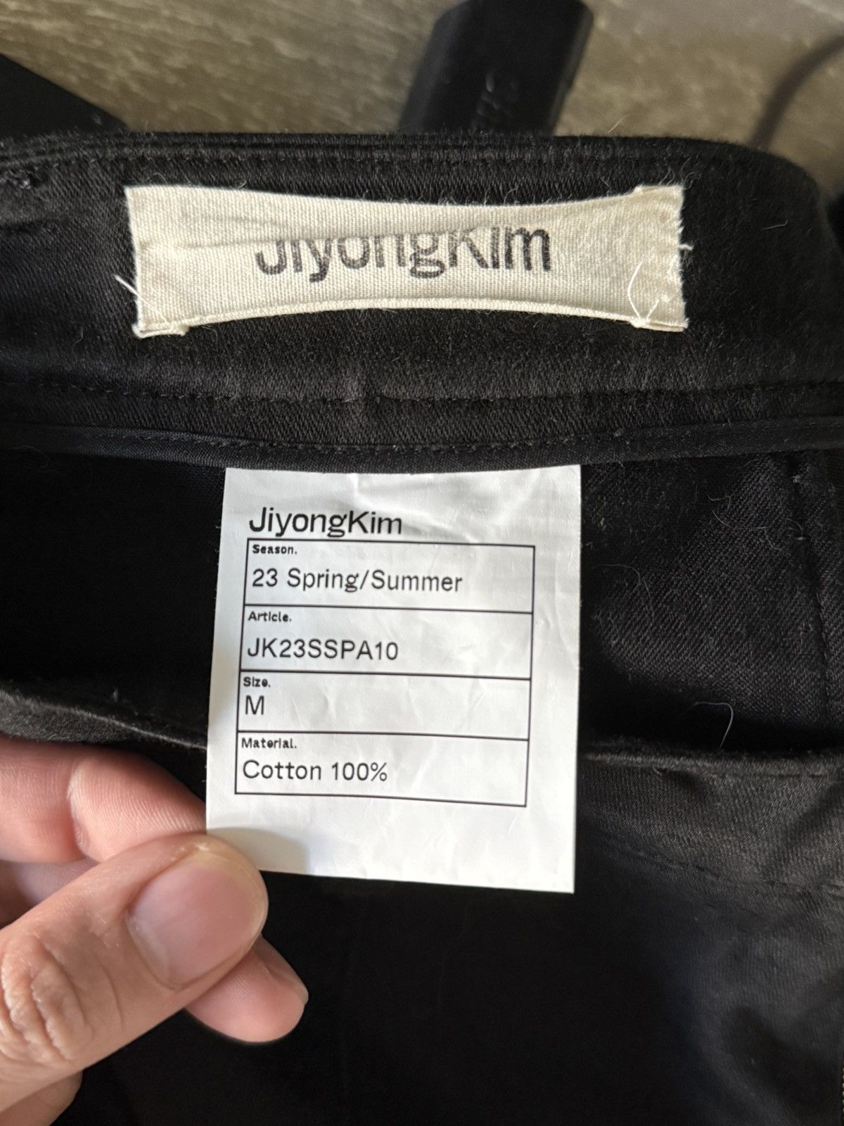 JiyongKim JIYONG KIM SS23 Paneled Cargo pants Size US 32 / EU 48 - 5 Thumbnail