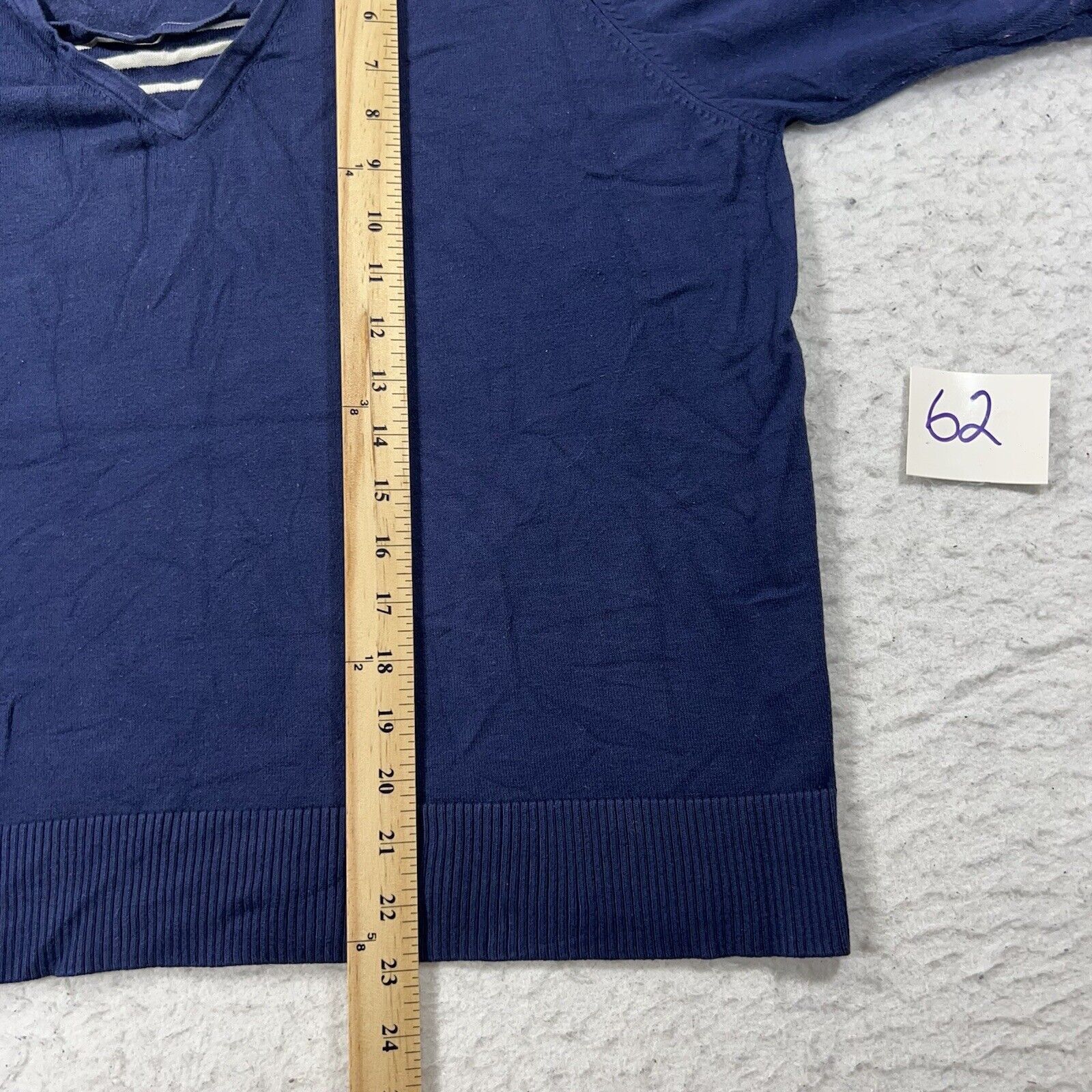 Other TEDDI Large Navy Blue 3/4 Sleeve Sweater Lace Up Wrists Top Size L / US 10 / IT 46 - 9 Thumbnail