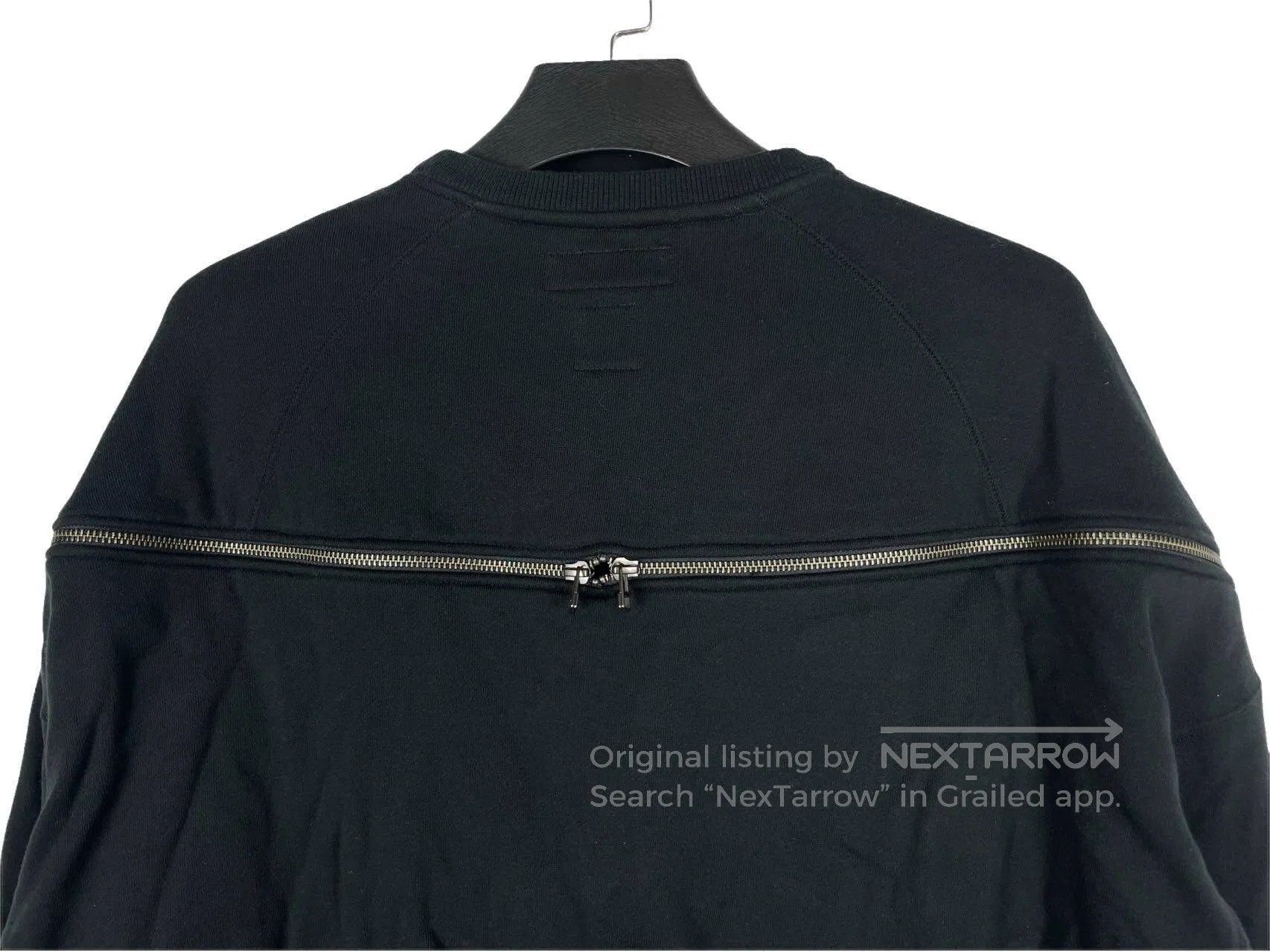 Facetasm Facetasm Zipper Deconstructed Crew Neck Sweatshirt Size US L / EU 52-54 / 3 - 5 Thumbnail