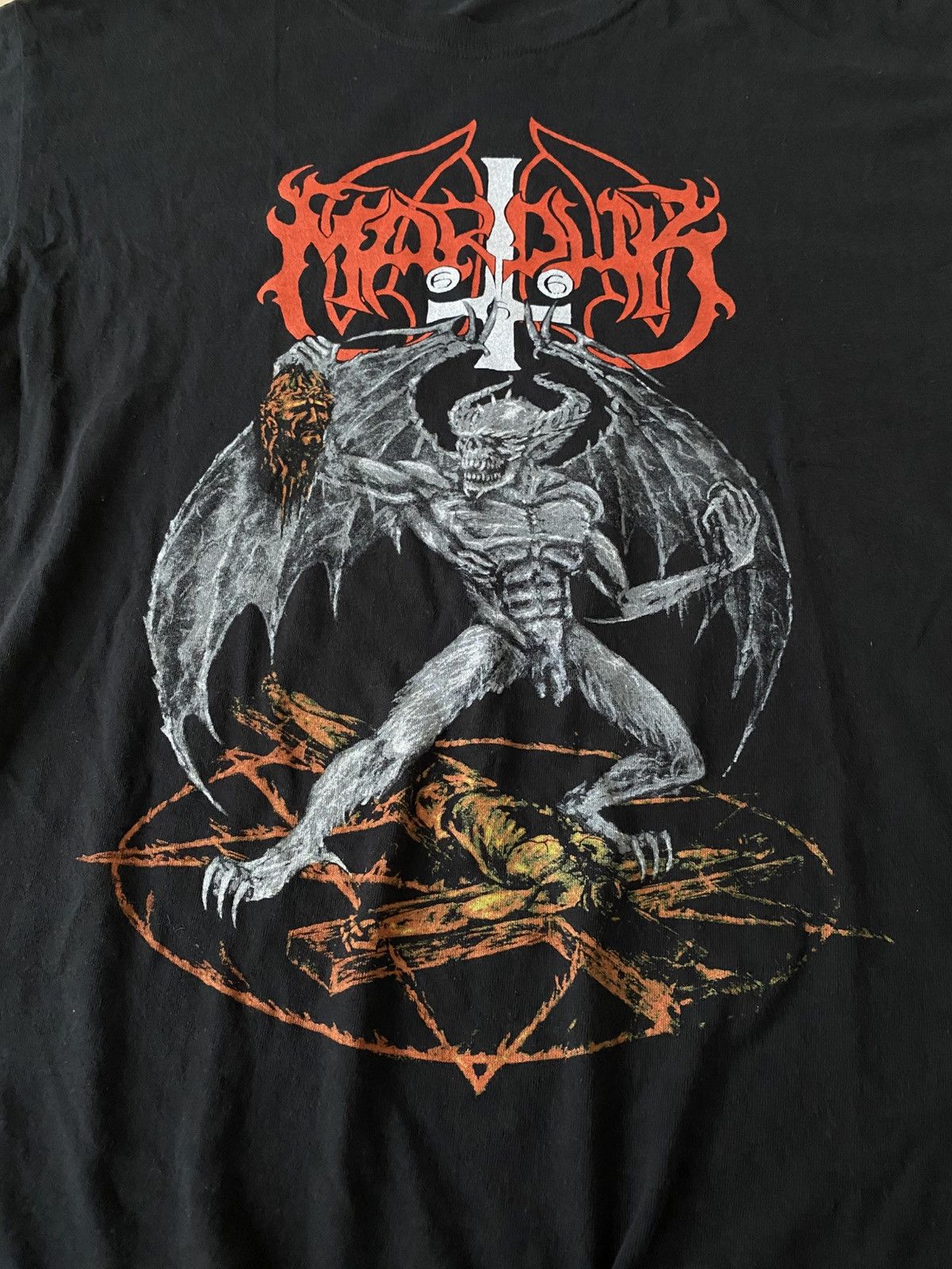 Gildan Marduk shirt band mayhem emperor immortal bathory immolation Size US L / EU 52-54 / 3 - 4 Thumbnail
