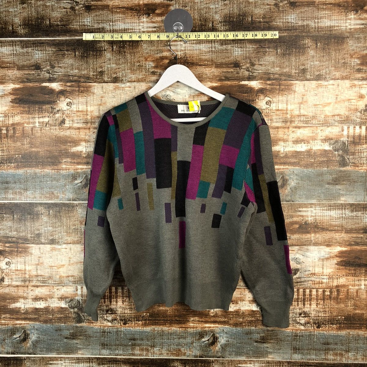 Japanese Brand DL Bel Shepree vintage art Gray Knitwear sweatshirt #C473 Size M / US 6-8 / IT 42-44 - 1 Thumbnail
