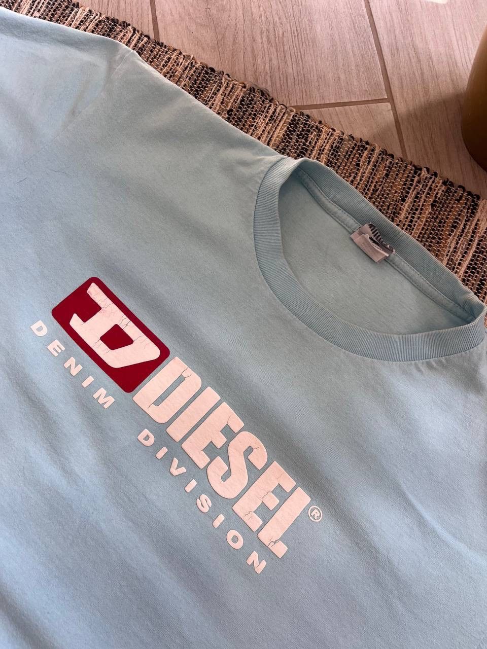 Diesel × Vintage Vintage Diesel Tshirt denim division blue multilogo hype Size US XL / EU 56 / 4 - 8 Thumbnail