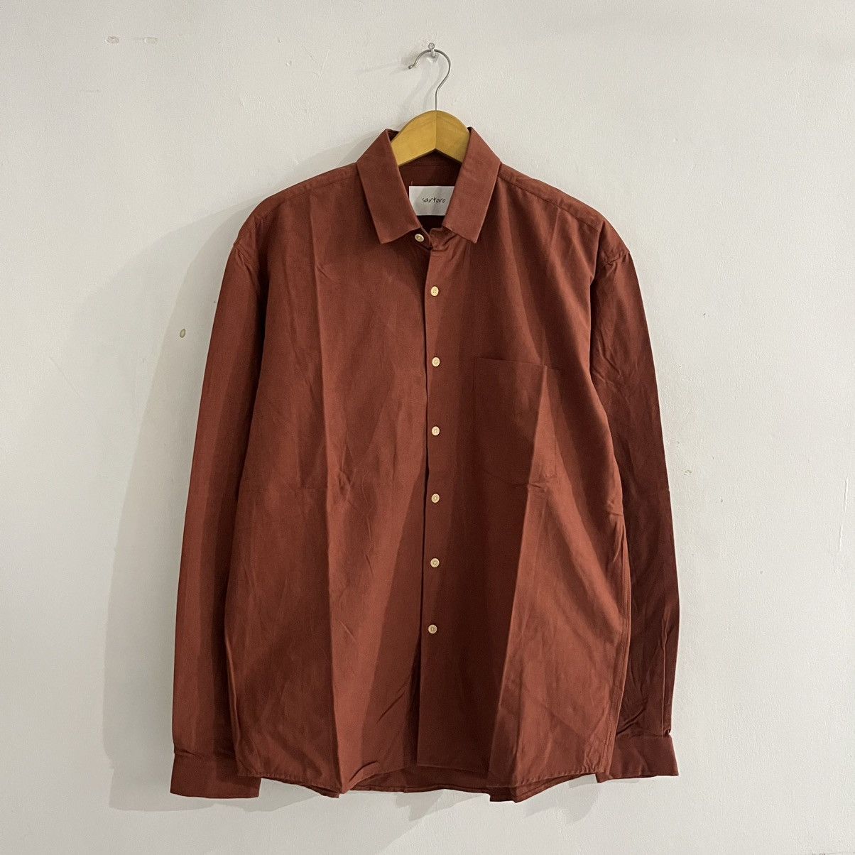 Japanese Brand Sartoro - Basic Longsleeve Shirt Size US XL / EU 56 / 4 - 1 Thumbnail
