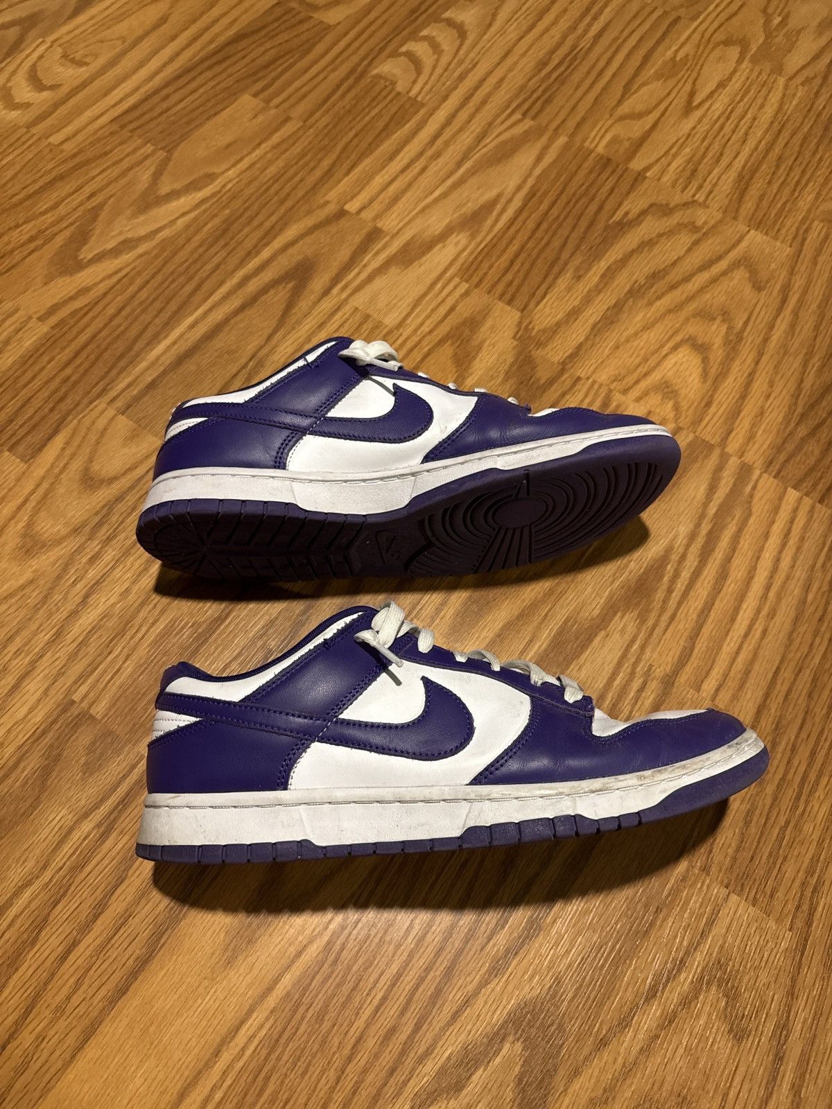 Nike Court purples dunks Size US 11.5 / EU 44-45 - 6 Thumbnail