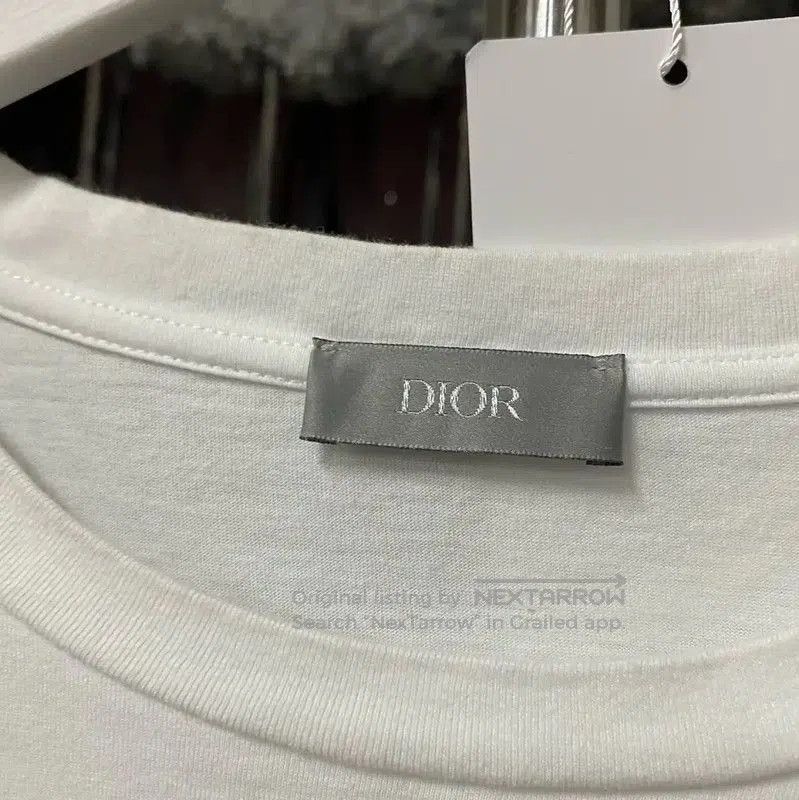 Dior Dior Summer White Cotton Short Sleeve T-shirt . Size US L / EU 52-54 / 3 - 7 Thumbnail