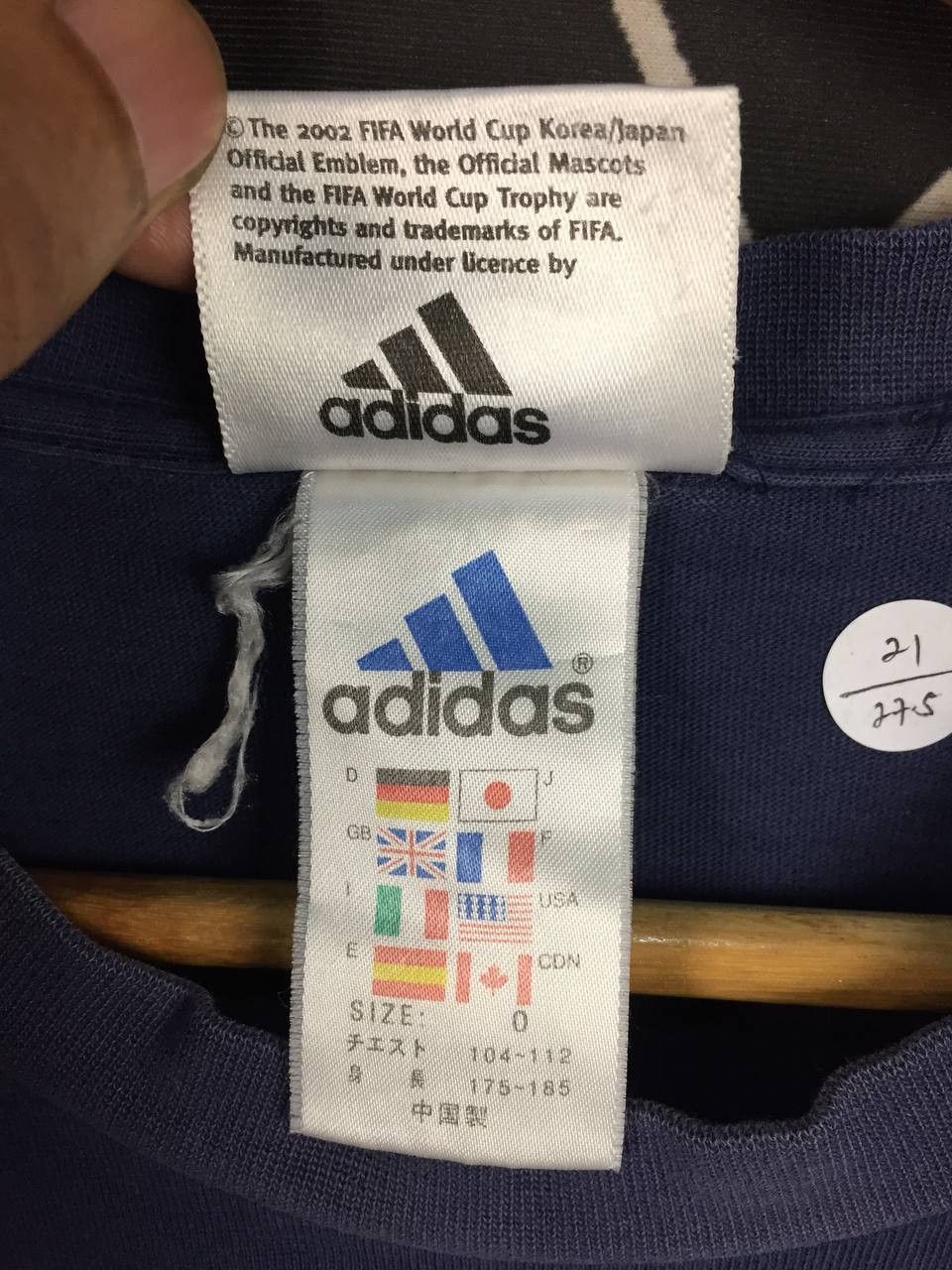Adidas Vtg Adidas Fifa World Cup 2002 Korea Japan Mascot Tee Size US L / EU 52-54 / 3 - 16 Thumbnail