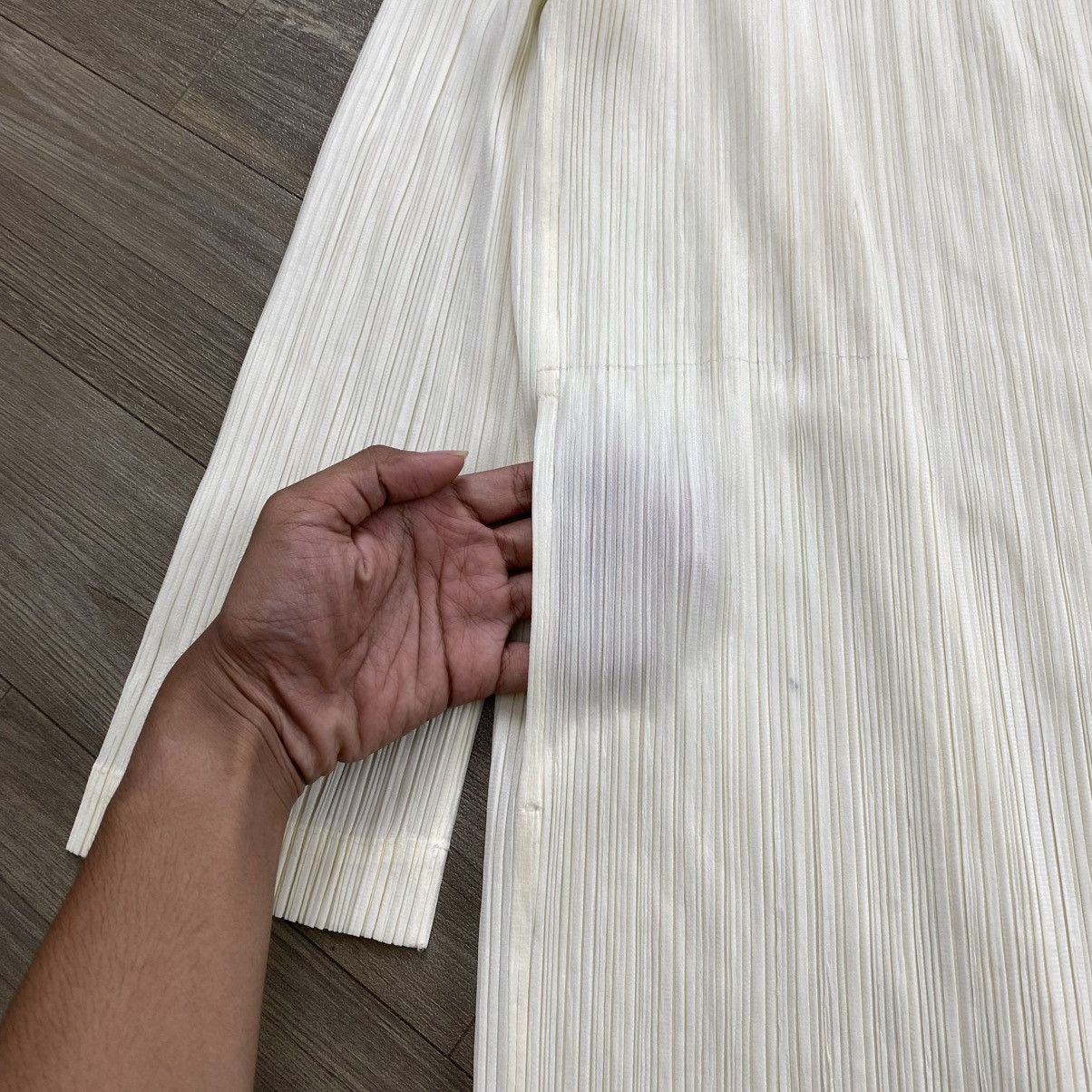Issey Miyake Vintage Pleats Please Issey Miyake Luxury White Cardigan Size M / US 6-8 / IT 42-44 - 9 Thumbnail