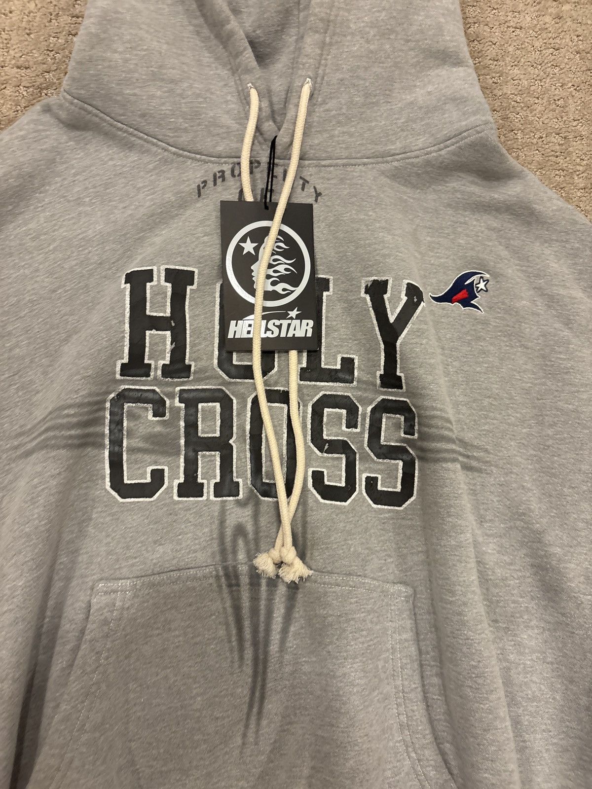 Complex × HELLSTAR HELLSTAR HOLY CROSS HOODIE NEW Size US L / EU 52-54 / 3 - 4 Thumbnail
