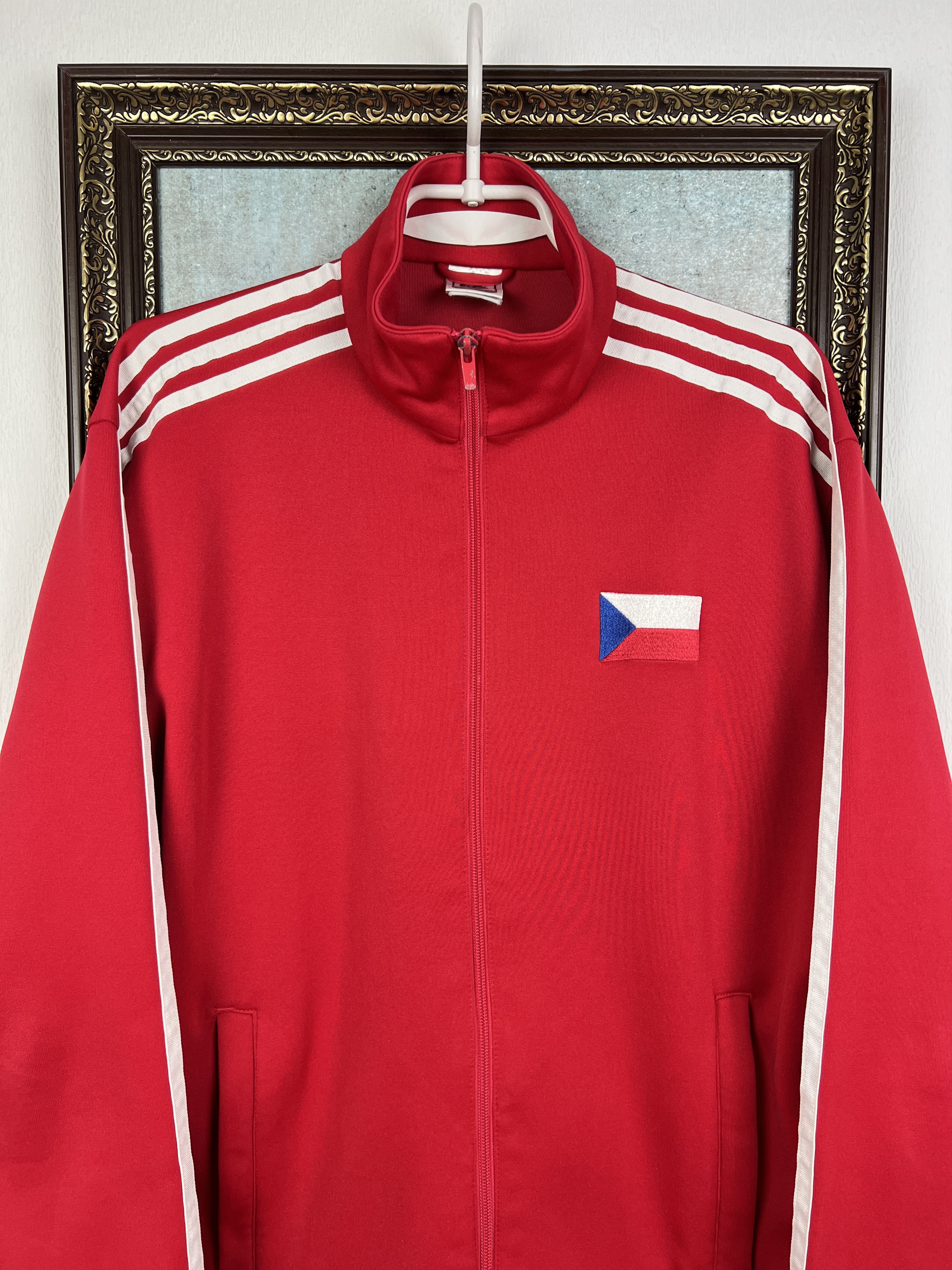 Adidas Vintage World Cup Czech Republic Football Jacket Track Top Size US L / EU 52-54 / 3 - 2 Thumbnail