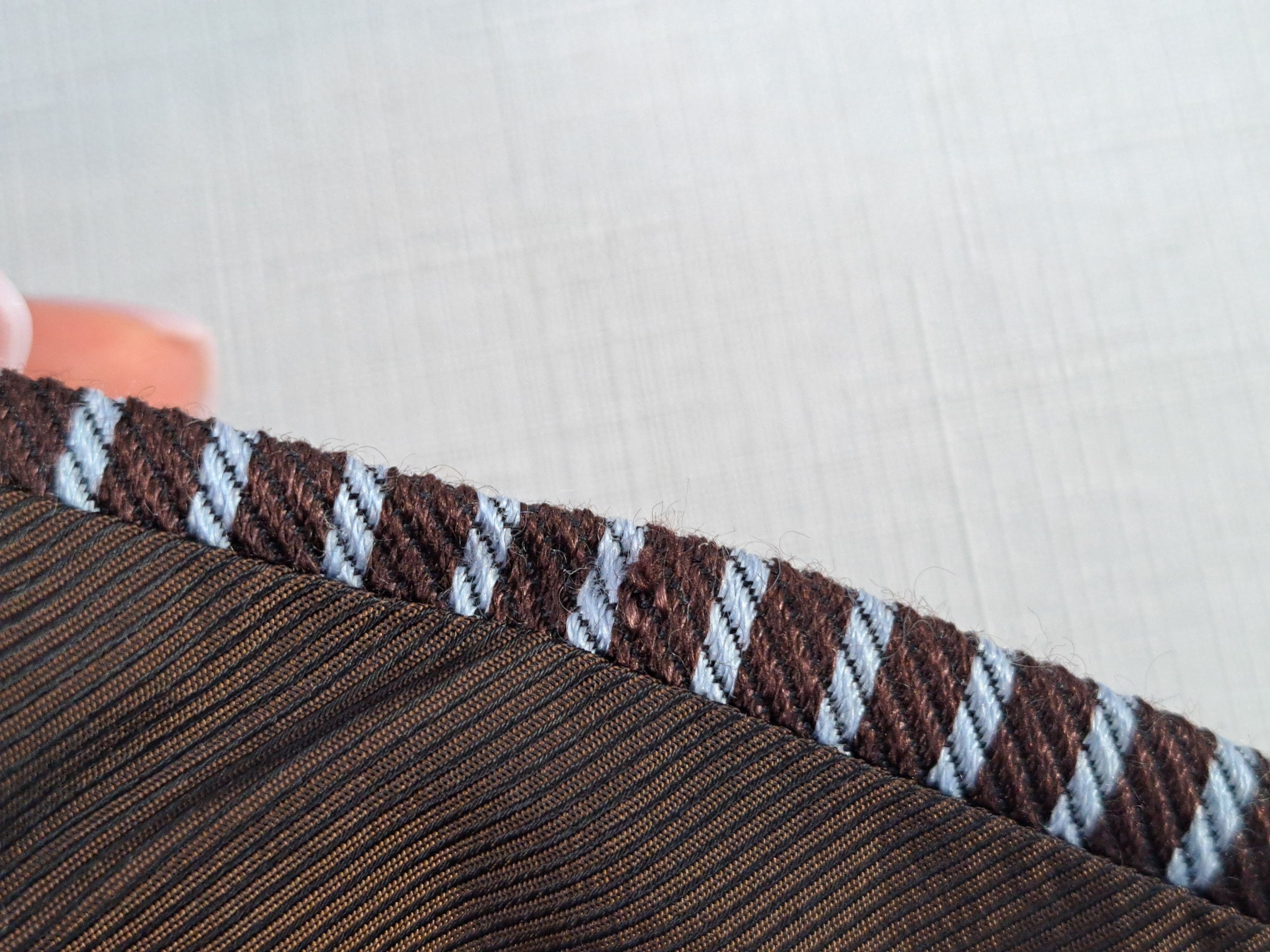 Luigi Borrelli Luigi Borelli Napoli silk/cashmere striped tie. Size ONE SIZE - 10 Thumbnail