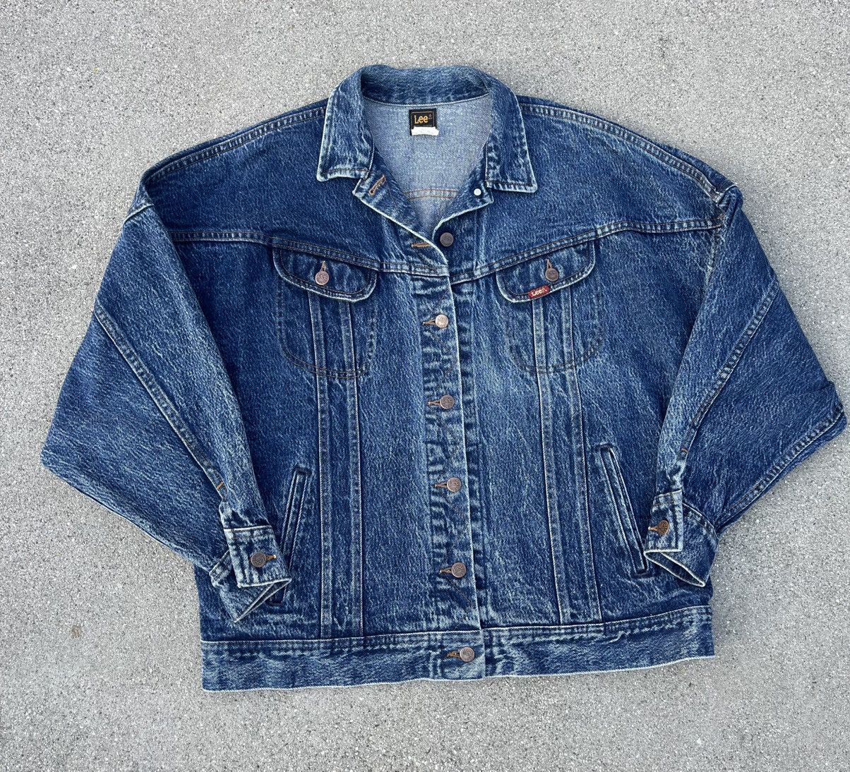 Lee Vintage Lee Riders Denim Jean Jacket Trucker 80's Made USA Size US L / EU 52-54 / 3 - 1 Thumbnail