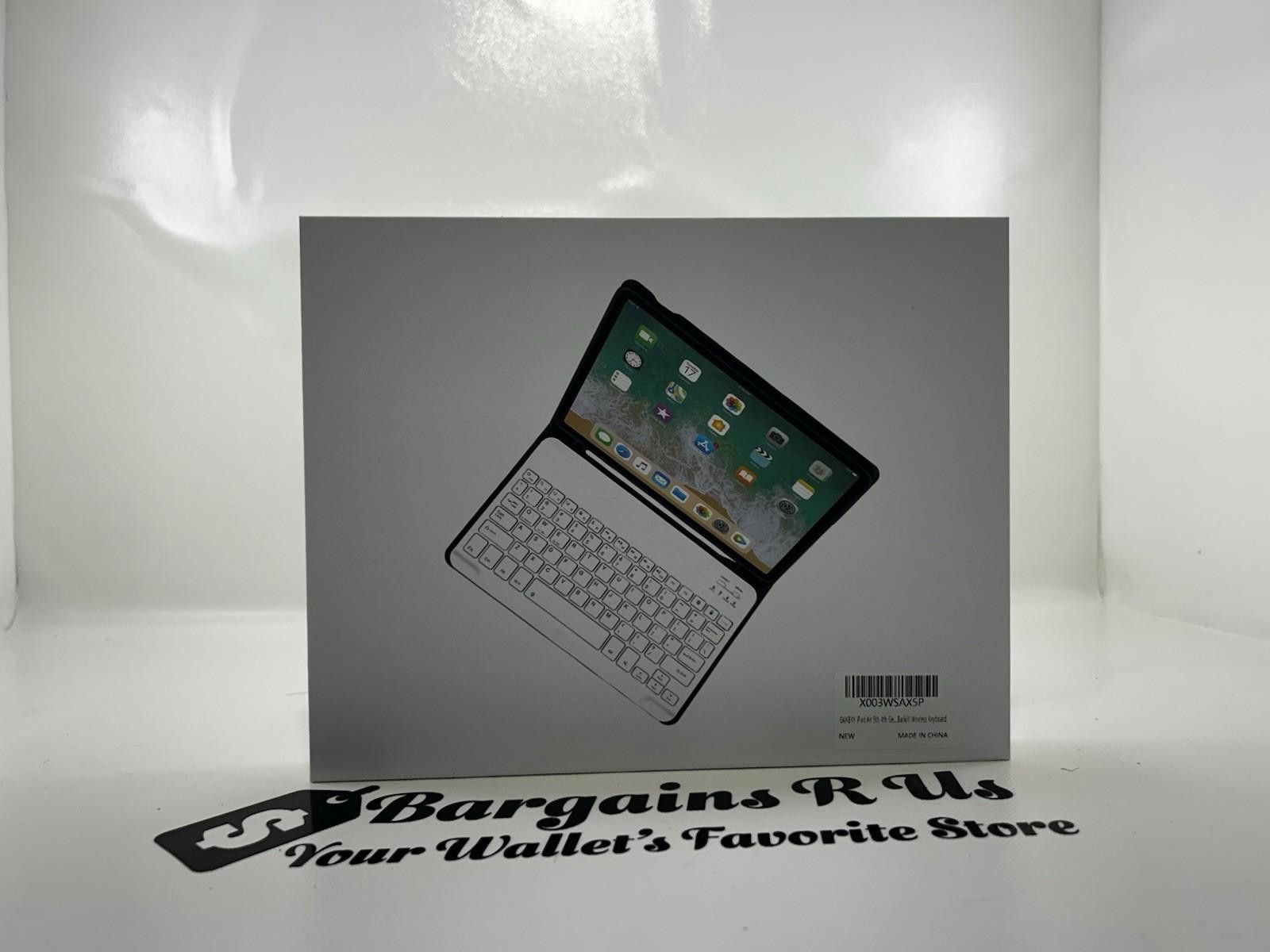 The Unbranded Brand White Bluetooth Keyboard Folio Case for Tablet, Smart Sleep, Size ONE SIZE - 1 Thumbnail