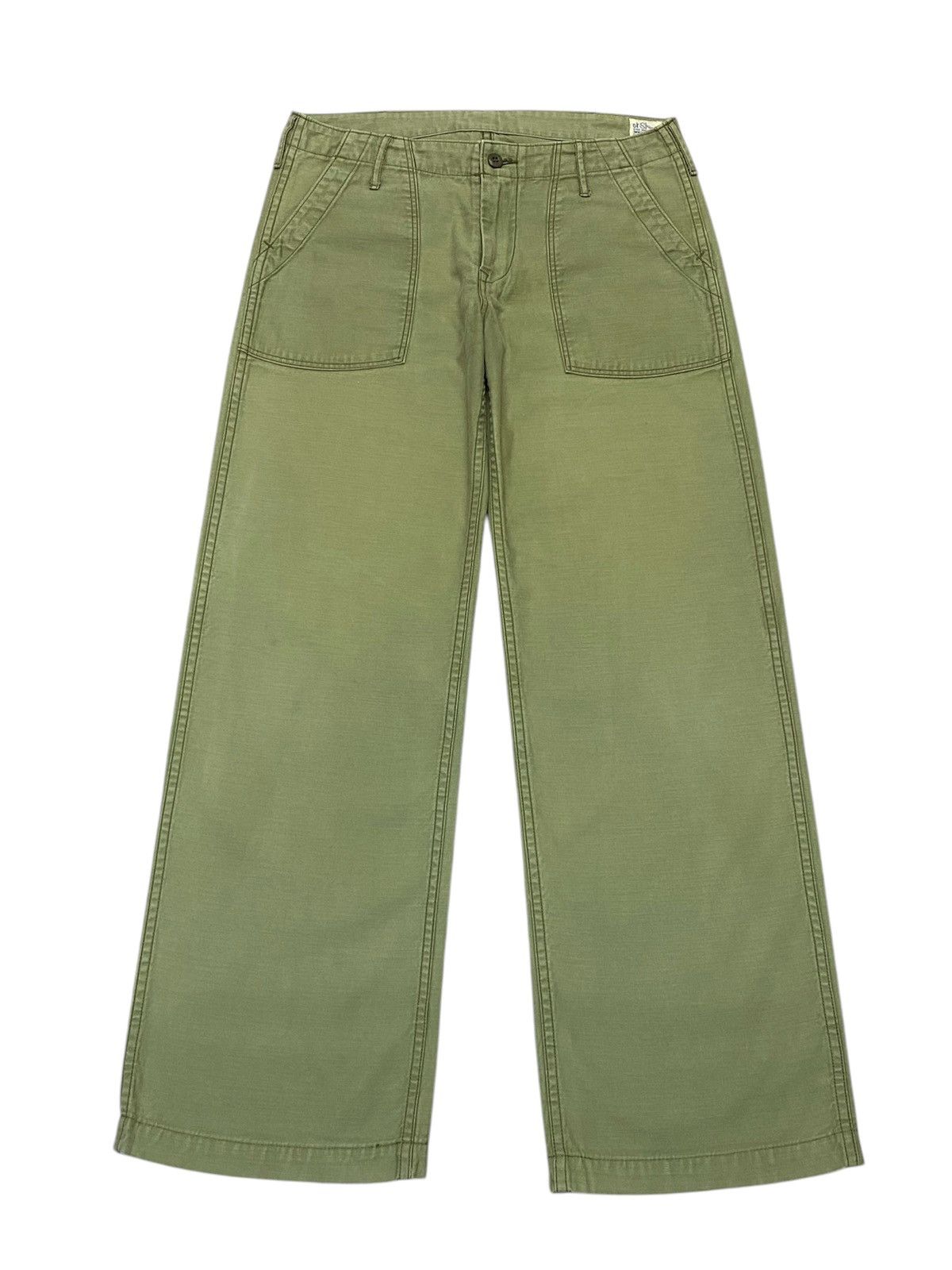 Orslow Vintage OrSlow Baker Pants Wide Leg Pants Size US 32 / EU 48 - 2 Thumbnail