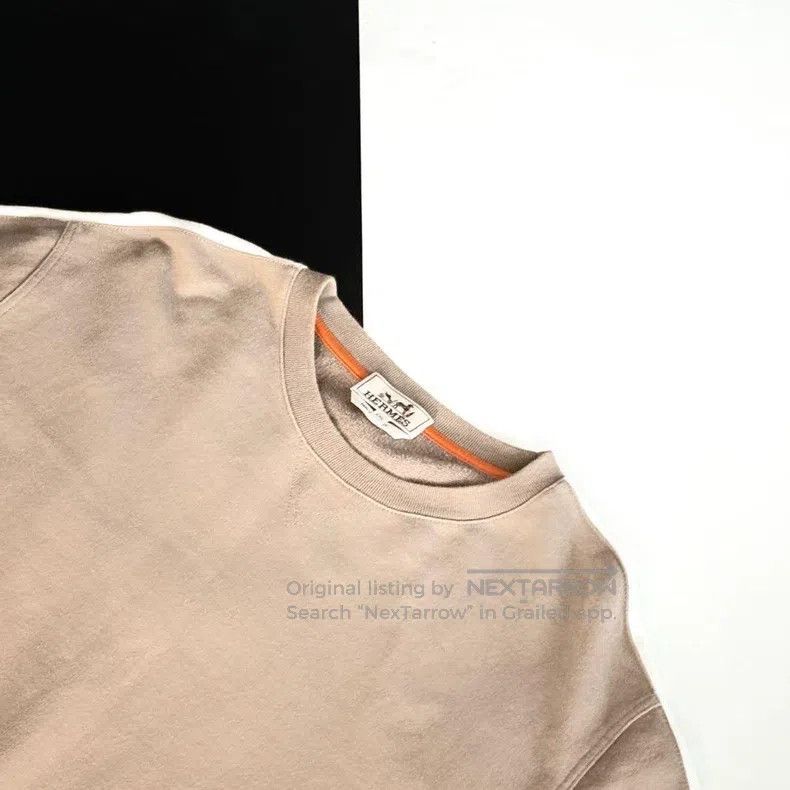 Hermes Hermes Coffee Brown Long Sleeve Men's Sweatshirt Size US XXL / EU 58 / 5 - 4 Thumbnail