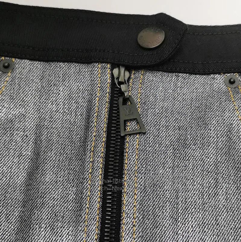 Louis Vuitton Louis Vuitton Stylish Cotton Denim Skirt. Size US 38 / EU 54 - 3 Thumbnail