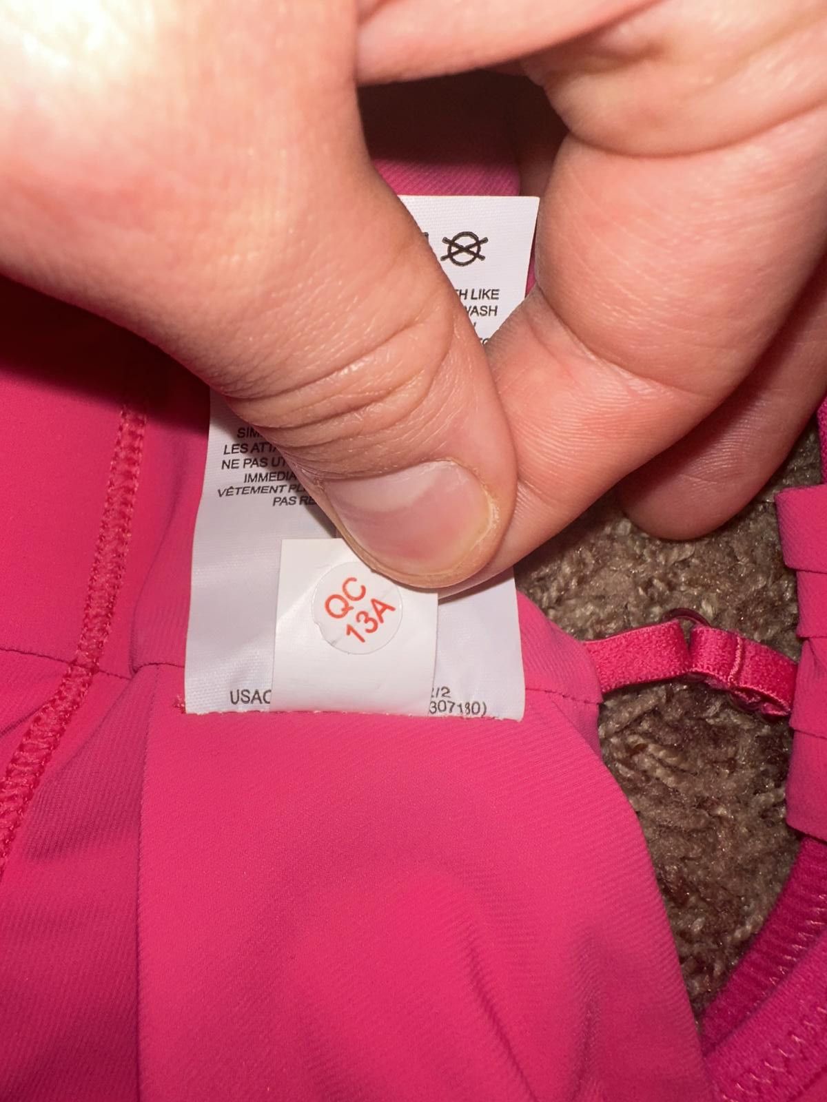 Nike Women’s Jacquemus La Brassière Drapée Pink Sport Bra