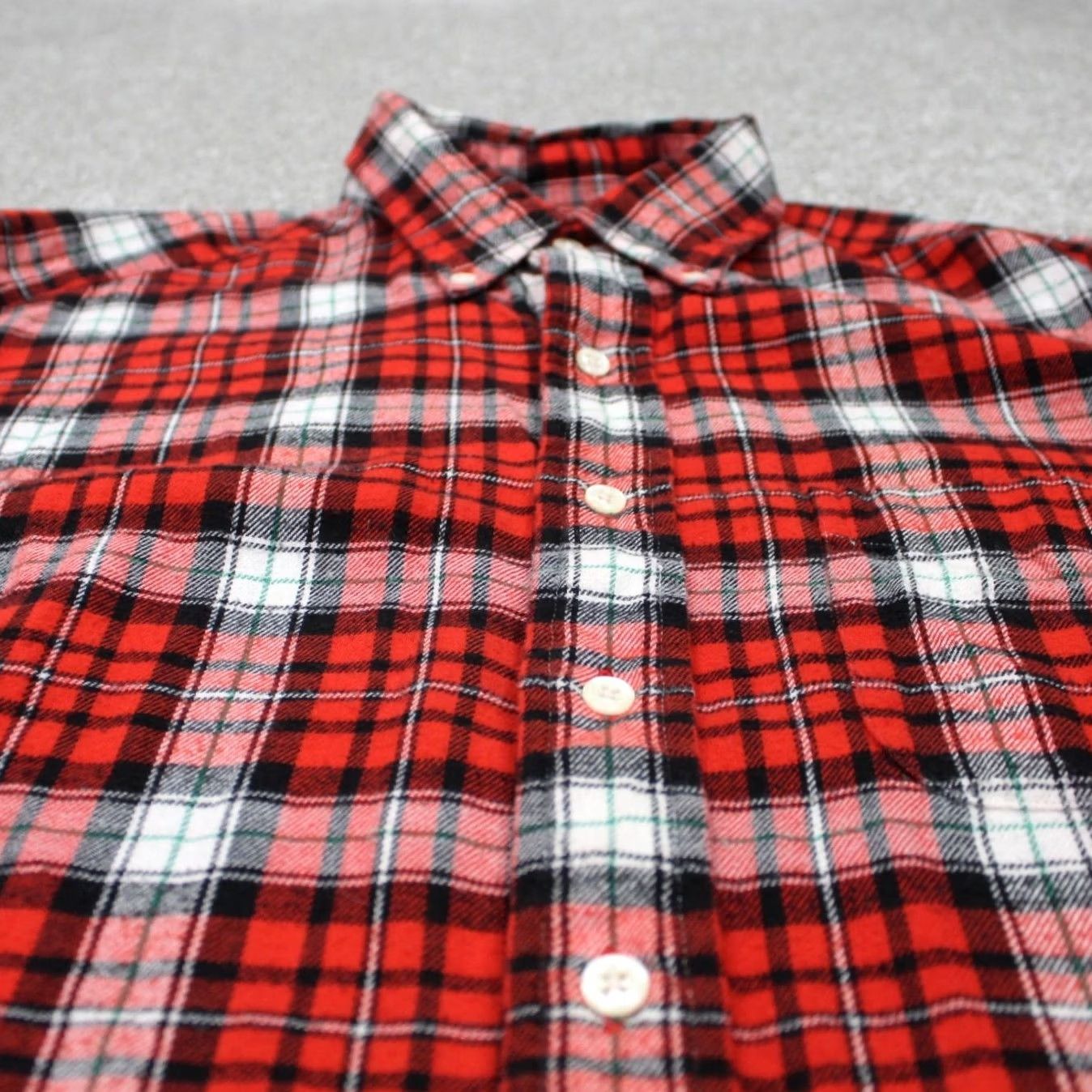 Brooks Brothers Brooks Brothers Sport Shirt Mens Large Red Plaid Cotton L/S Flannel Button Down Size US L / EU 52-54 / 3 - 5 Thumbnail