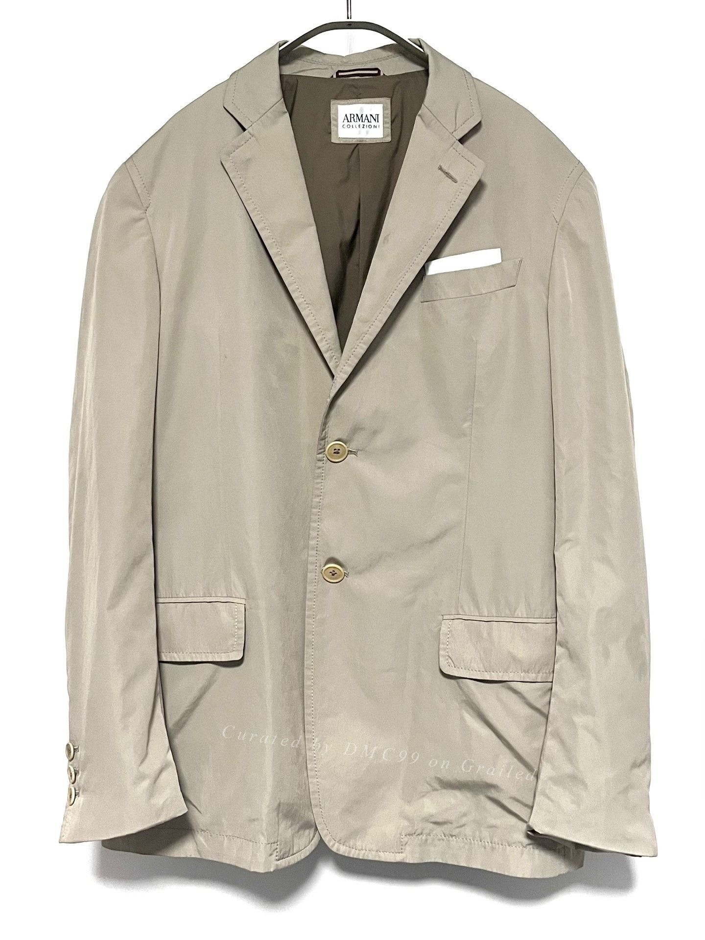 Armani Armani Collezioni Men's Lightweight Blazer Size US M / EU 48-50 / 2 - 1 Thumbnail