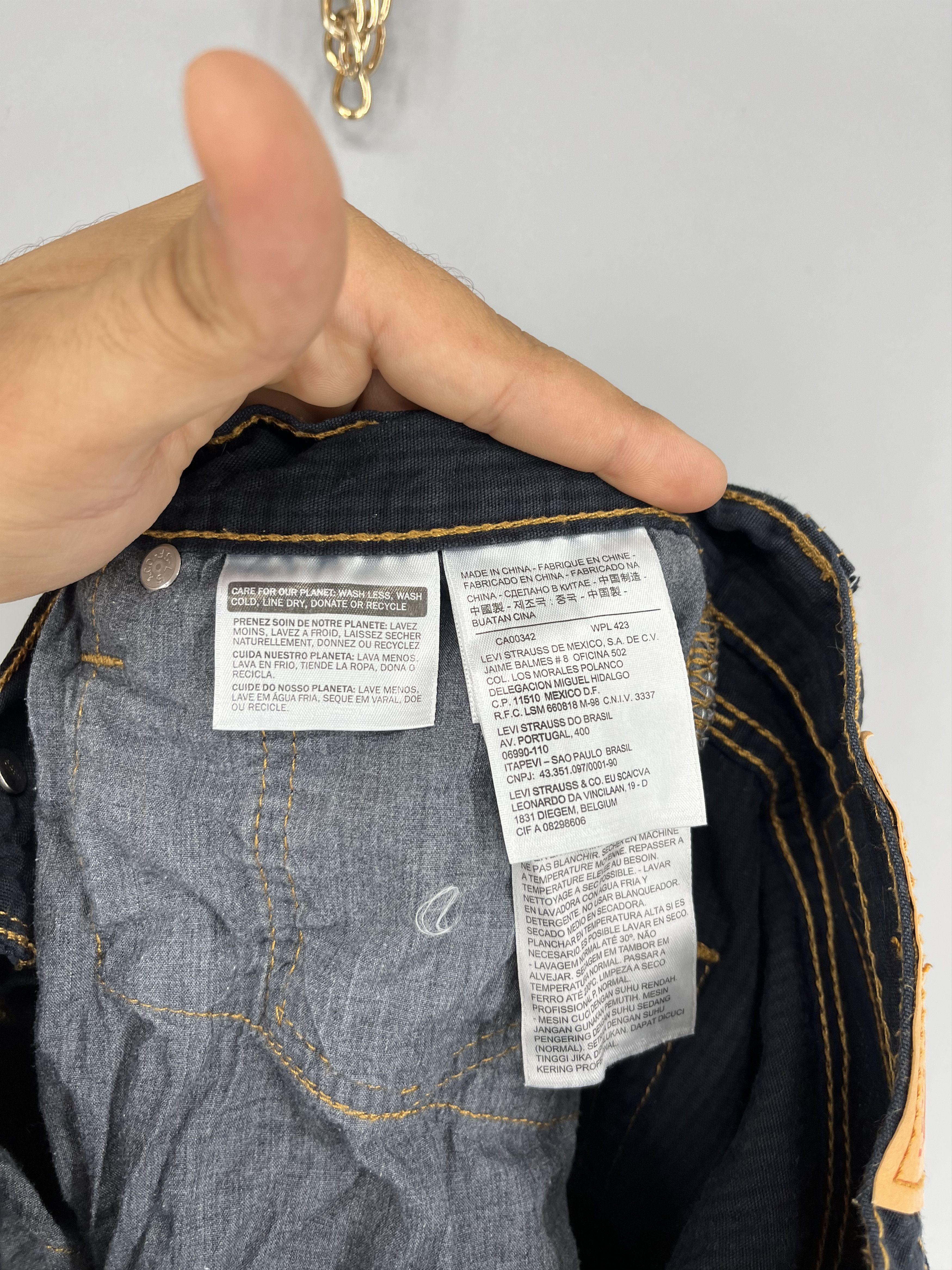 Levi's Levi's 501 Vintage Denim Navy Jeans W34L30 Made In China Size US 34 / EU 50 - 14 Thumbnail