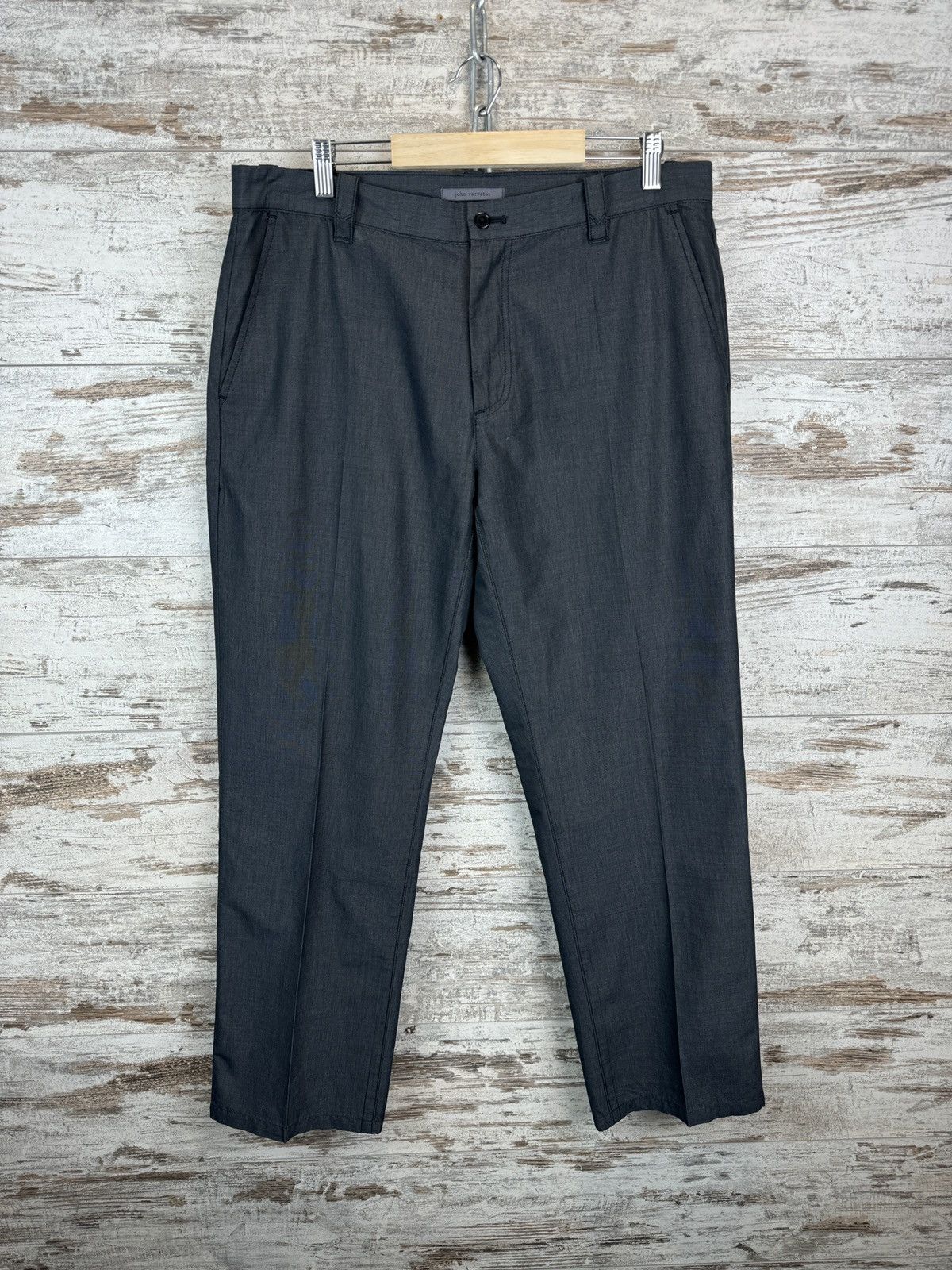 Japanese Brand × John Varvatos Mens John Varvatos pants luxury size 52 wool Japanese Size US 34 / EU 50 - 2 Thumbnail