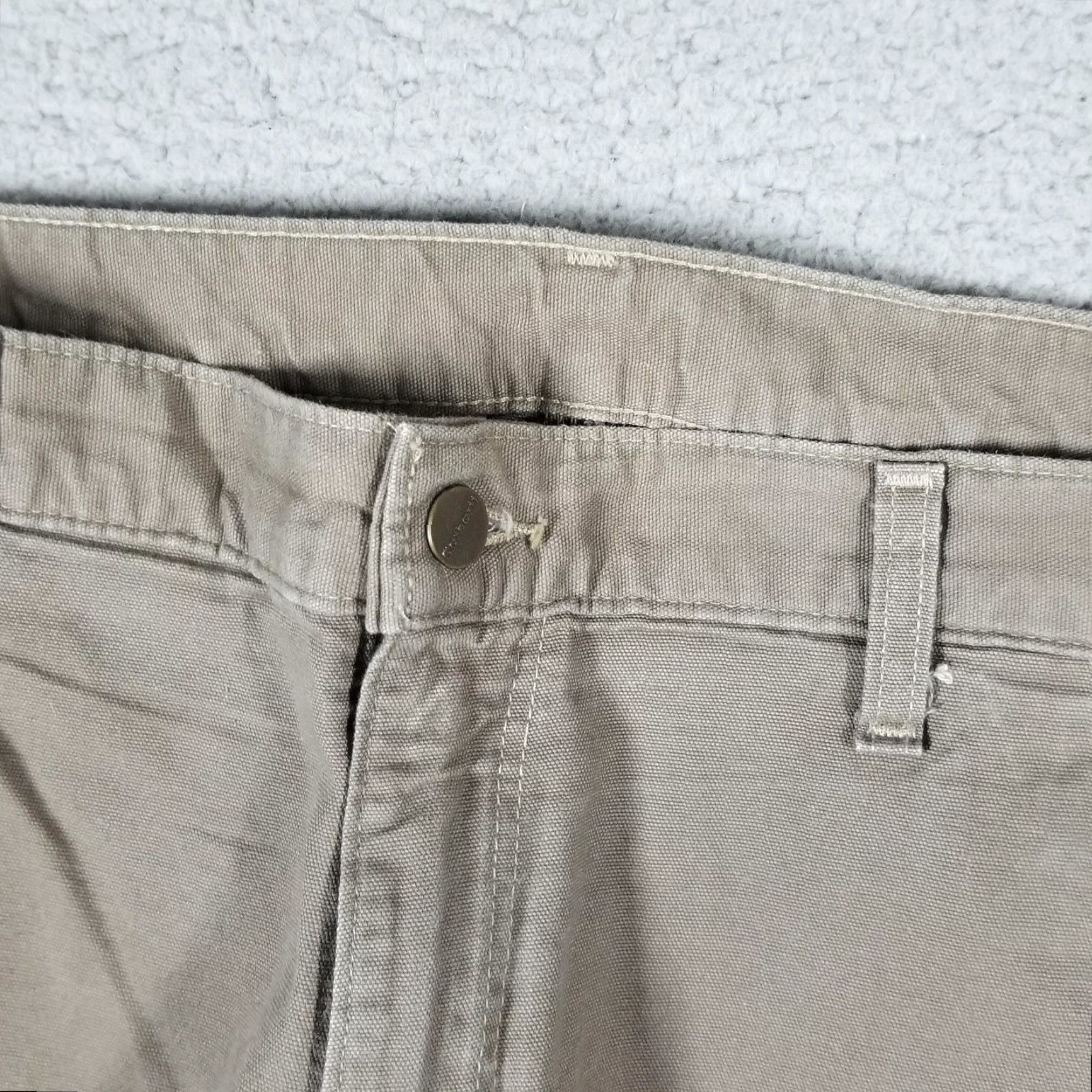 Carhartt VINTAGE Carhartt Pants Men 38x30 Canvas Utility Workwear Carpenter Relaxed Fit Beige Casual Size US 38 / EU 54 - 5 Thumbnail