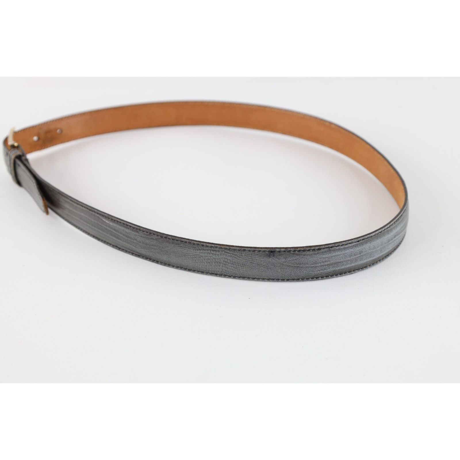 Vintage Vintage 70s 80s Streetwear Craftsmen Leather Waist Belt Size 34 - 6 Thumbnail