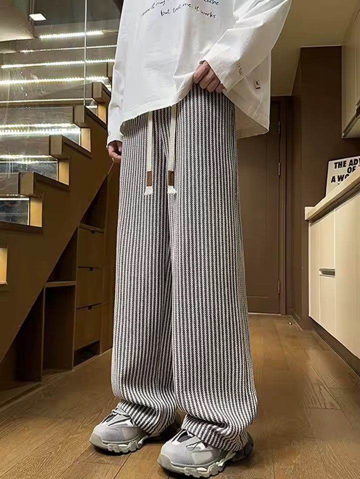 Japanese Brand Cozy Striped Casual Streetwear Comfortably Pants Trousers Size US 30 / EU 46 - 4 Thumbnail
