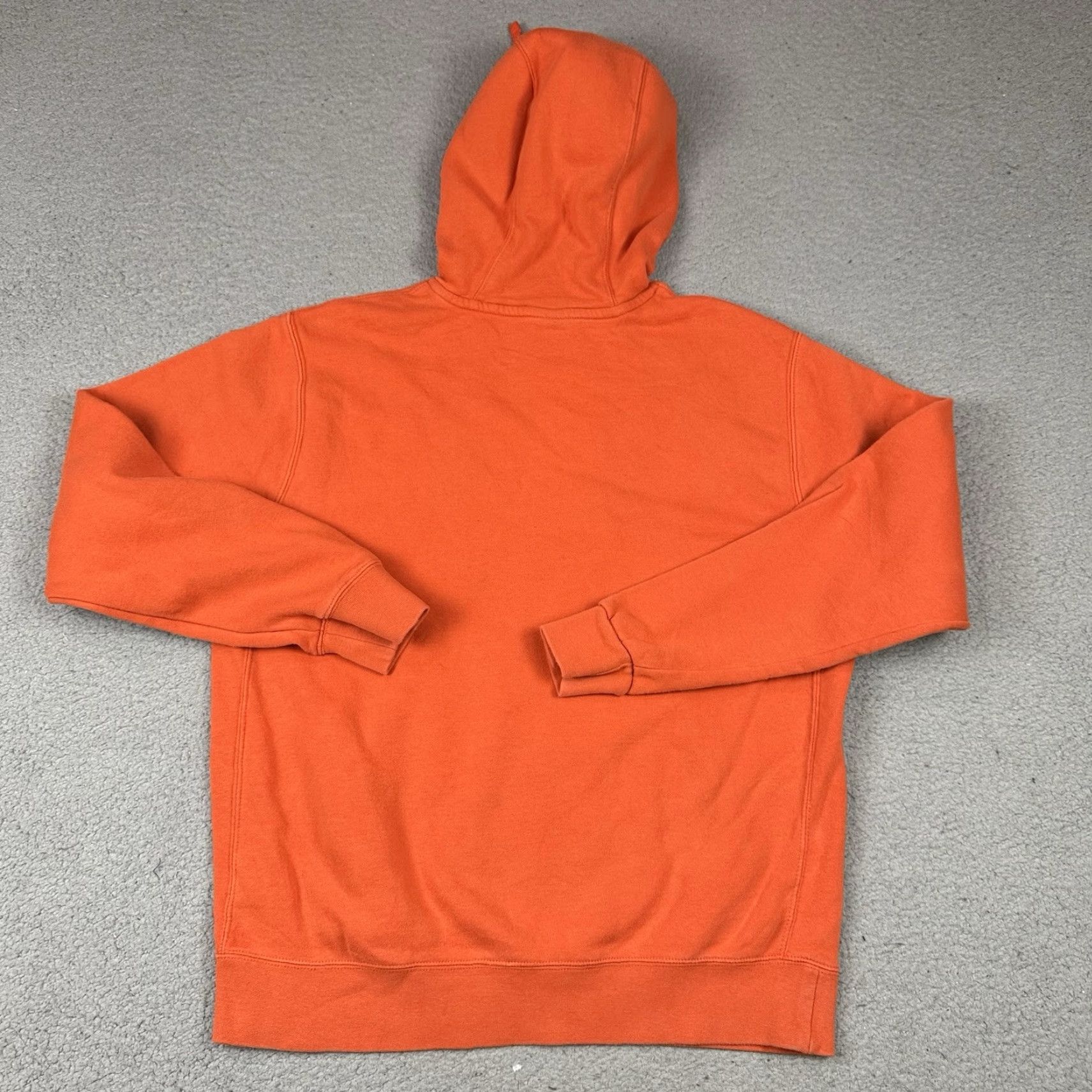 Nike Nike Sweatshirt Hoodie Adult Medium Orange Embroidered Distressed Swoosh Men’s M Size US M / EU 48-50 / 2 - 5 Thumbnail