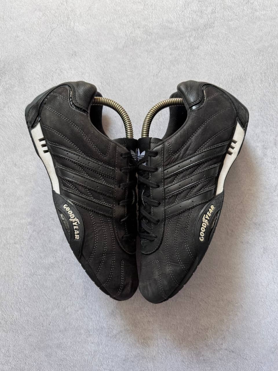 Adidas Vintage Y2k Adidas Goodyear Black Leather Sneakers Size US 9 / EU 42 - 4 Thumbnail