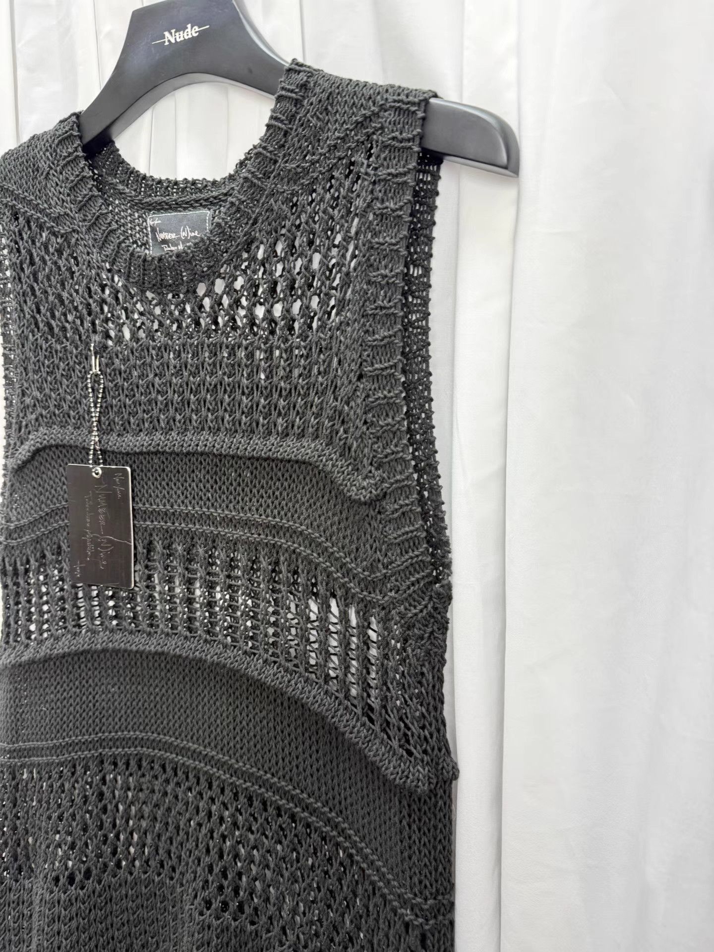 Number (N)ine Number (N)ine 04SS Woven Cutout Vest K20 Size US M / EU 48-50 / 2 - 4 Thumbnail
