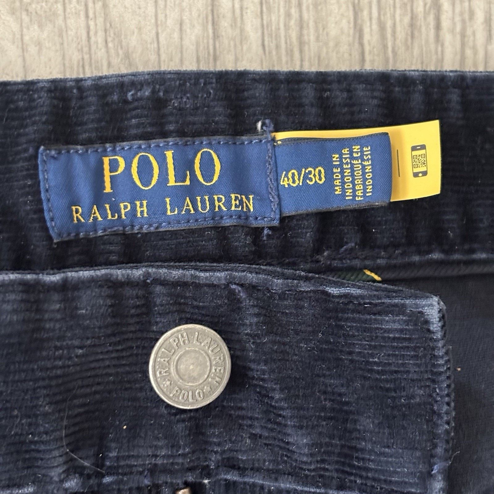 Polo Ralph Lauren Polo Ralph Lauren Pants The Varick Corduroy Blue Men’s 40x30 Size US 40 / EU 56 - 5 Thumbnail