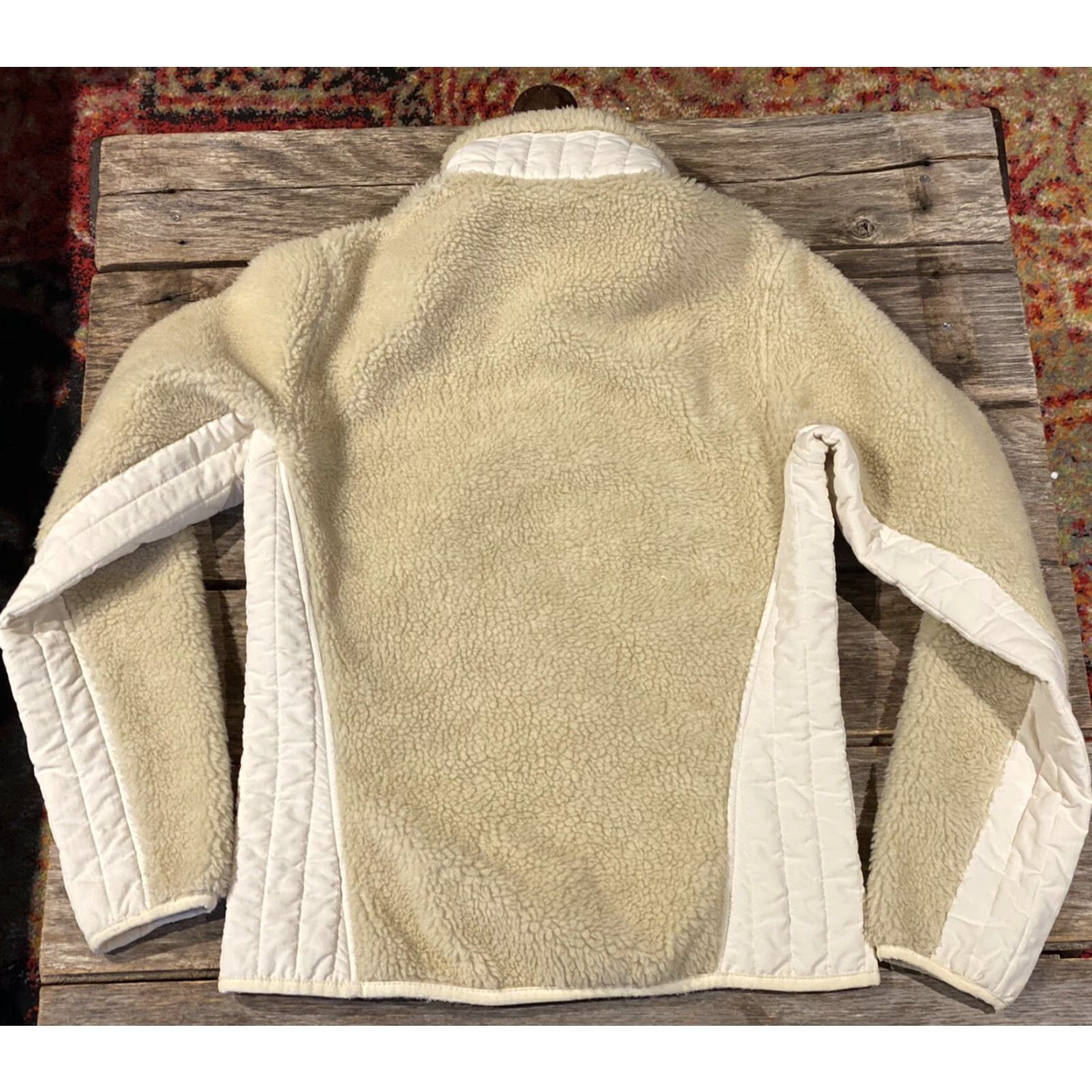 Patagonia Patagonia Retro-X Synchilla Jacket Full Zip Womens XS Ivory Sleeve Sherpa Modern Winter Size XS / US 0-2 / IT 36-38 - 2 Thumbnail